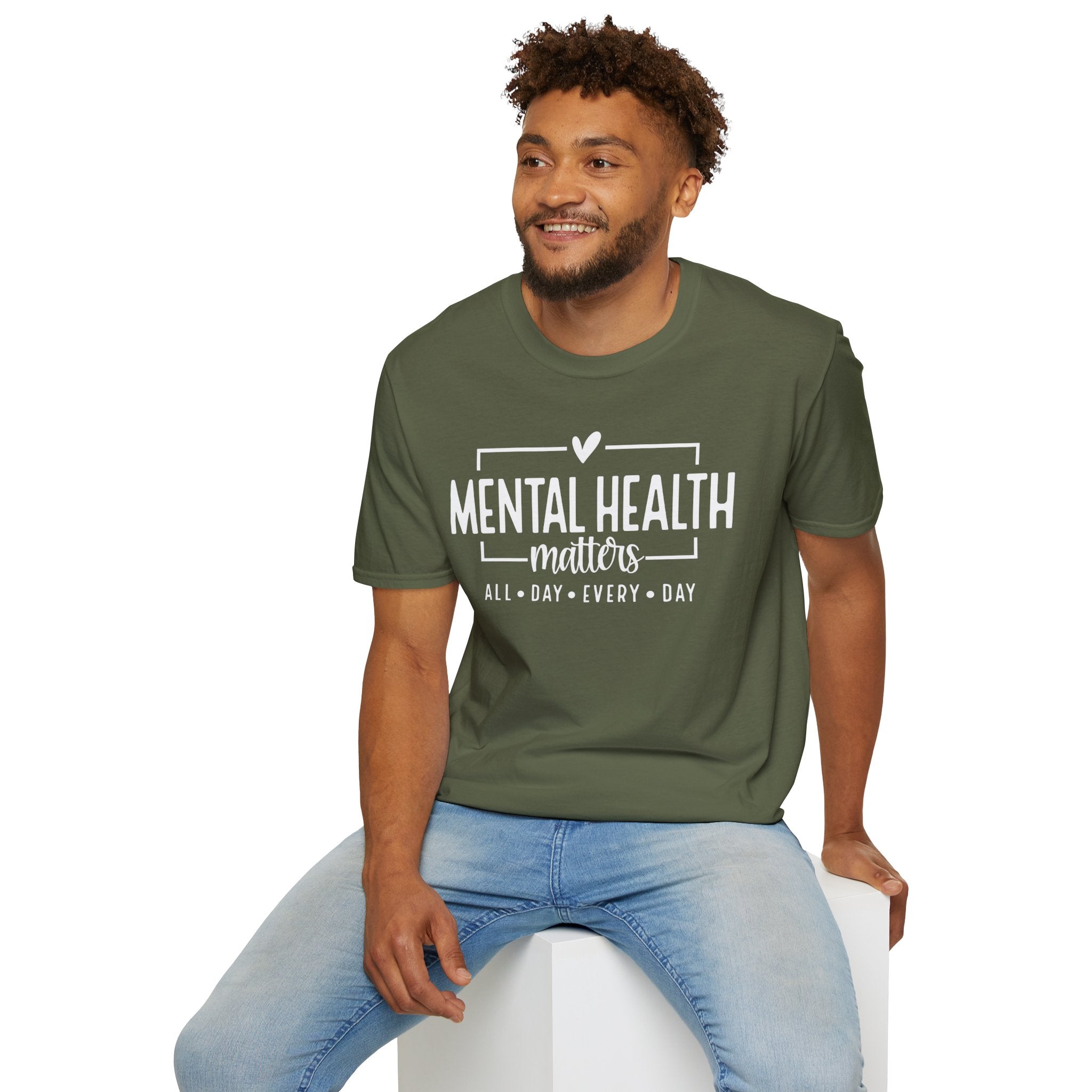 Mental Health Matters T-Shirt — "All Day • Every Day" Awareness Tee