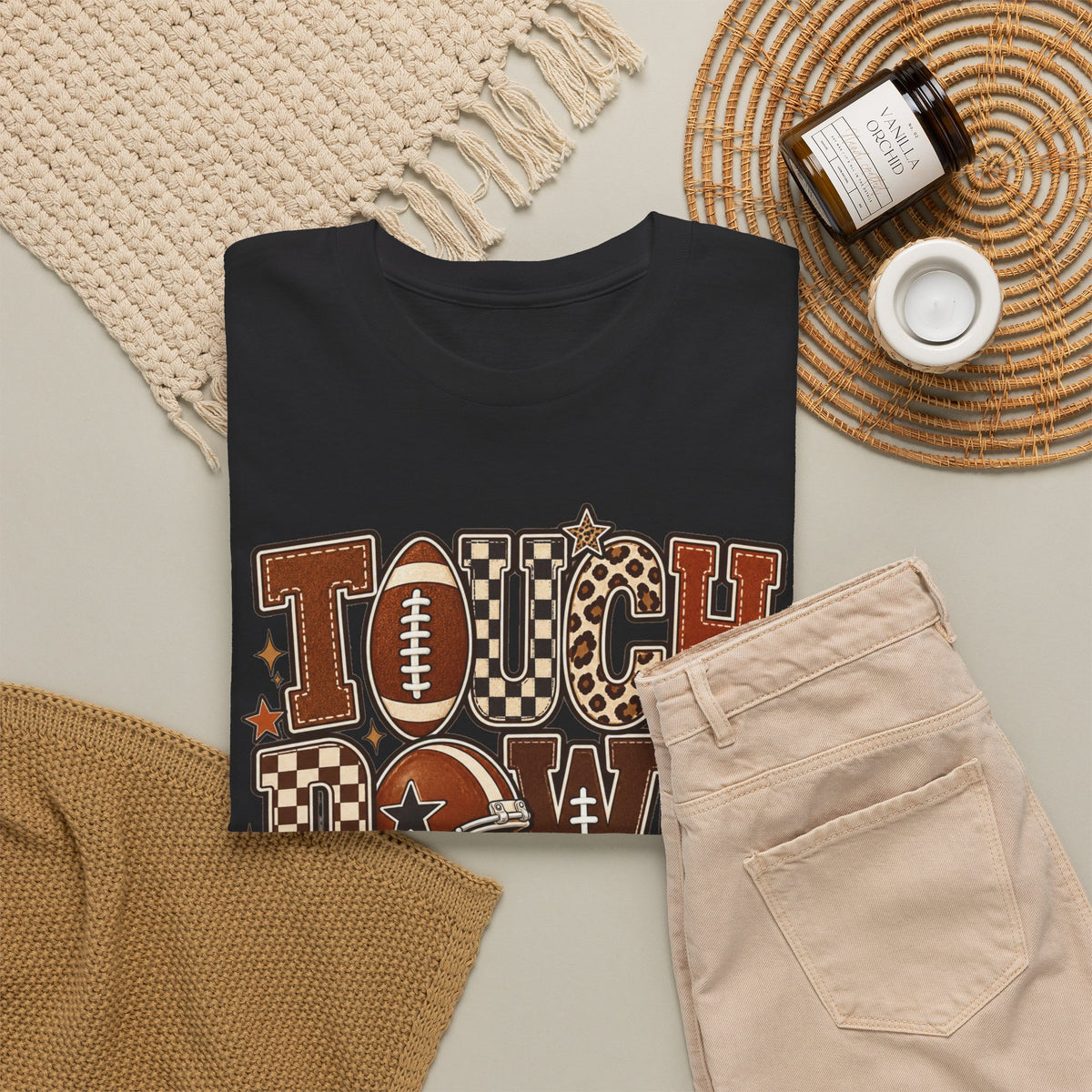Tough Down Season Football T-Shirt