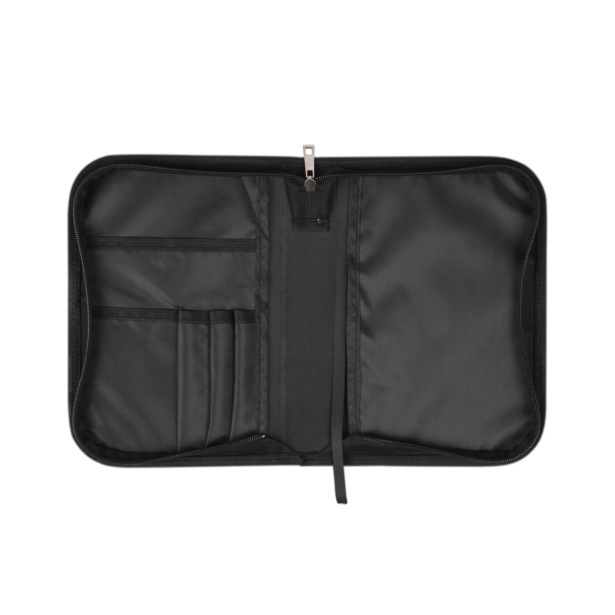 Bible Cover — Minimal Black Heart Zippered Bible Cover