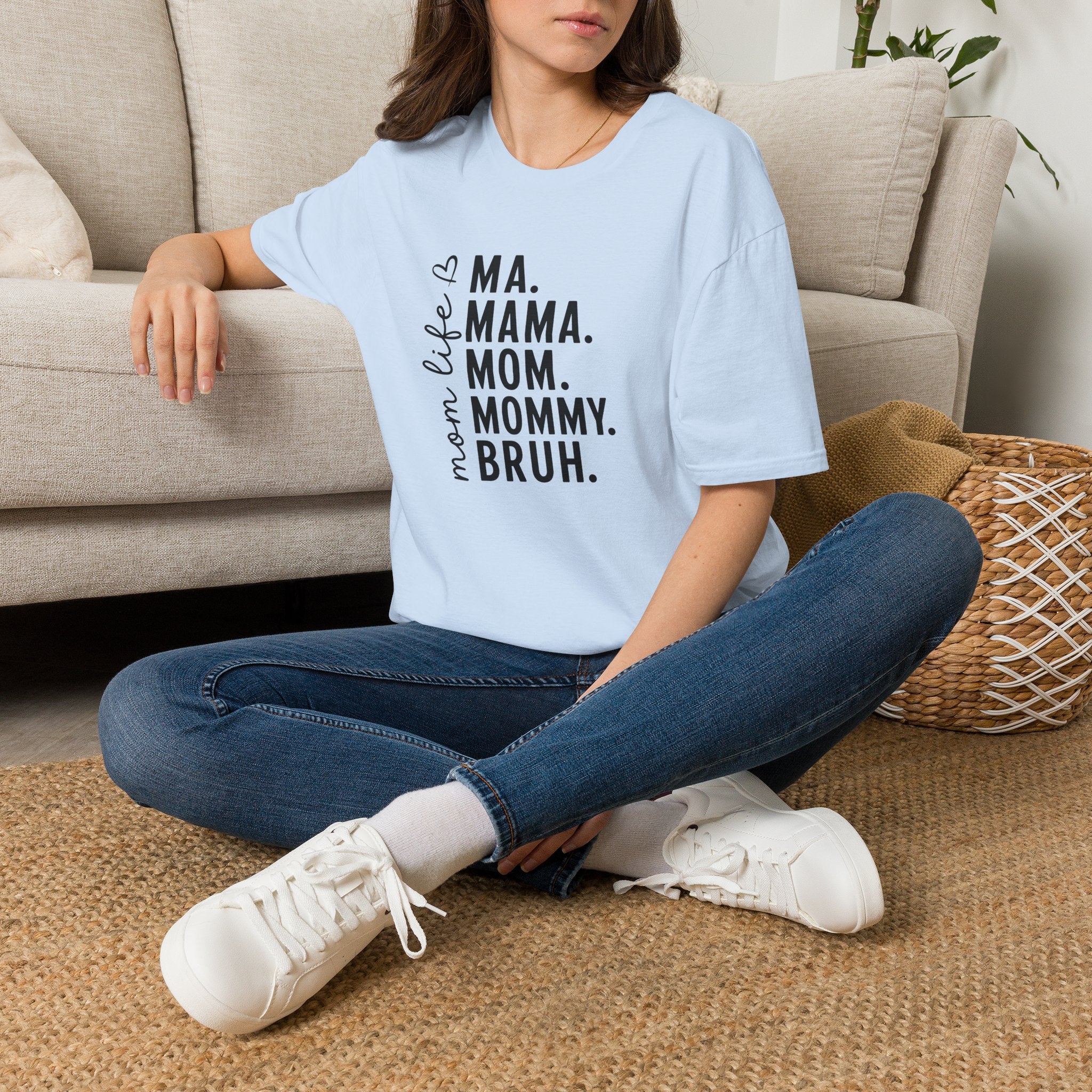 Mom Life T‑Shirt — Ma. Mama. Mom. Mommy. Graphic Tee