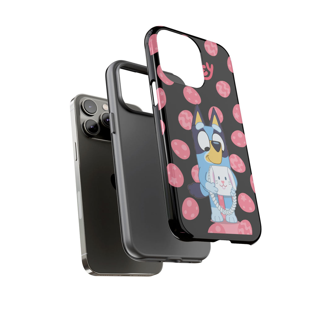 Bluey Holding Bunny phone case | Cute cartoon character phone case