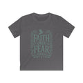 Faith Over Fear Kids Tee — Psalm 34 Christian Youth T‑Shirt