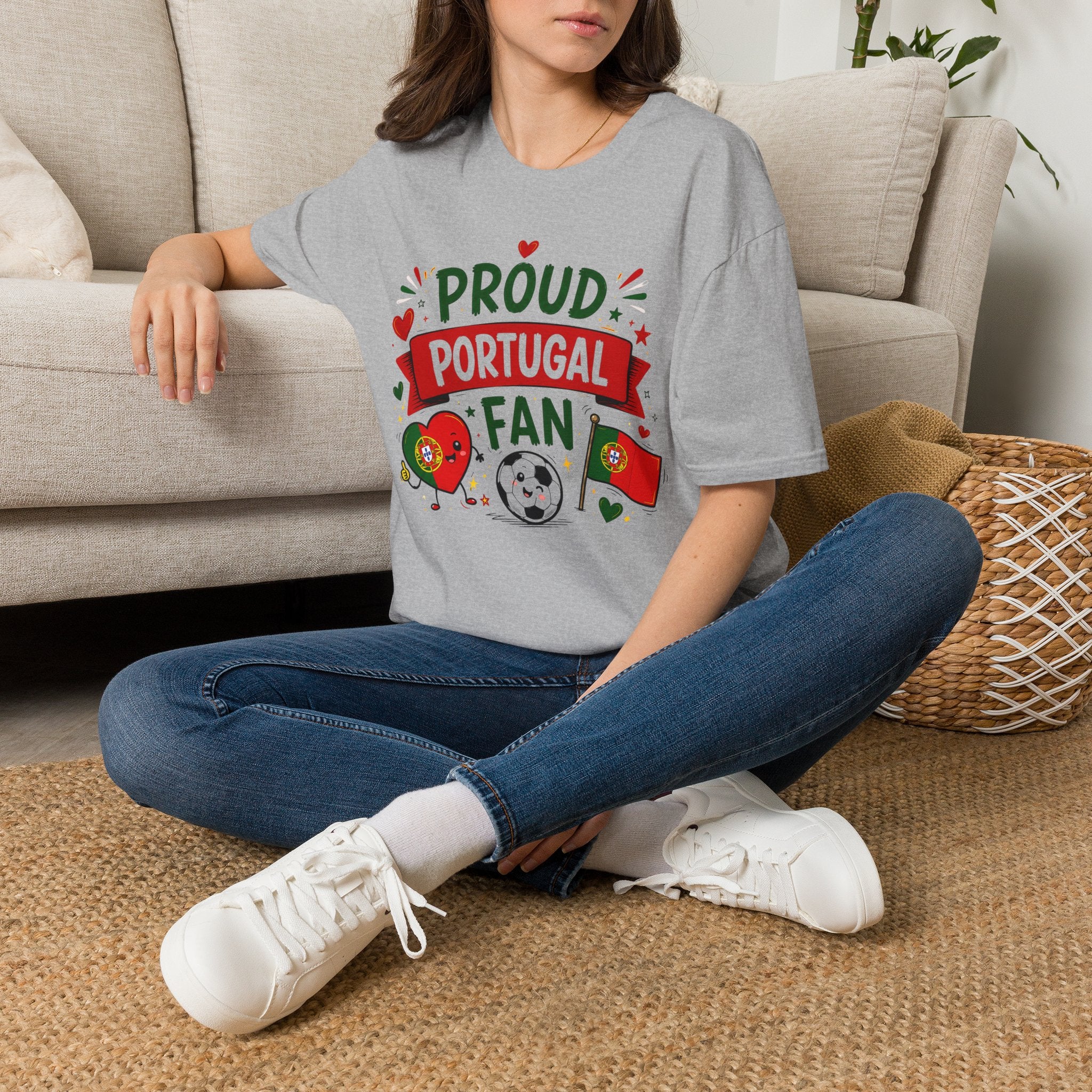 Portugal Fan T‑Shirt — Proud Portugal Fan Soccer Tee