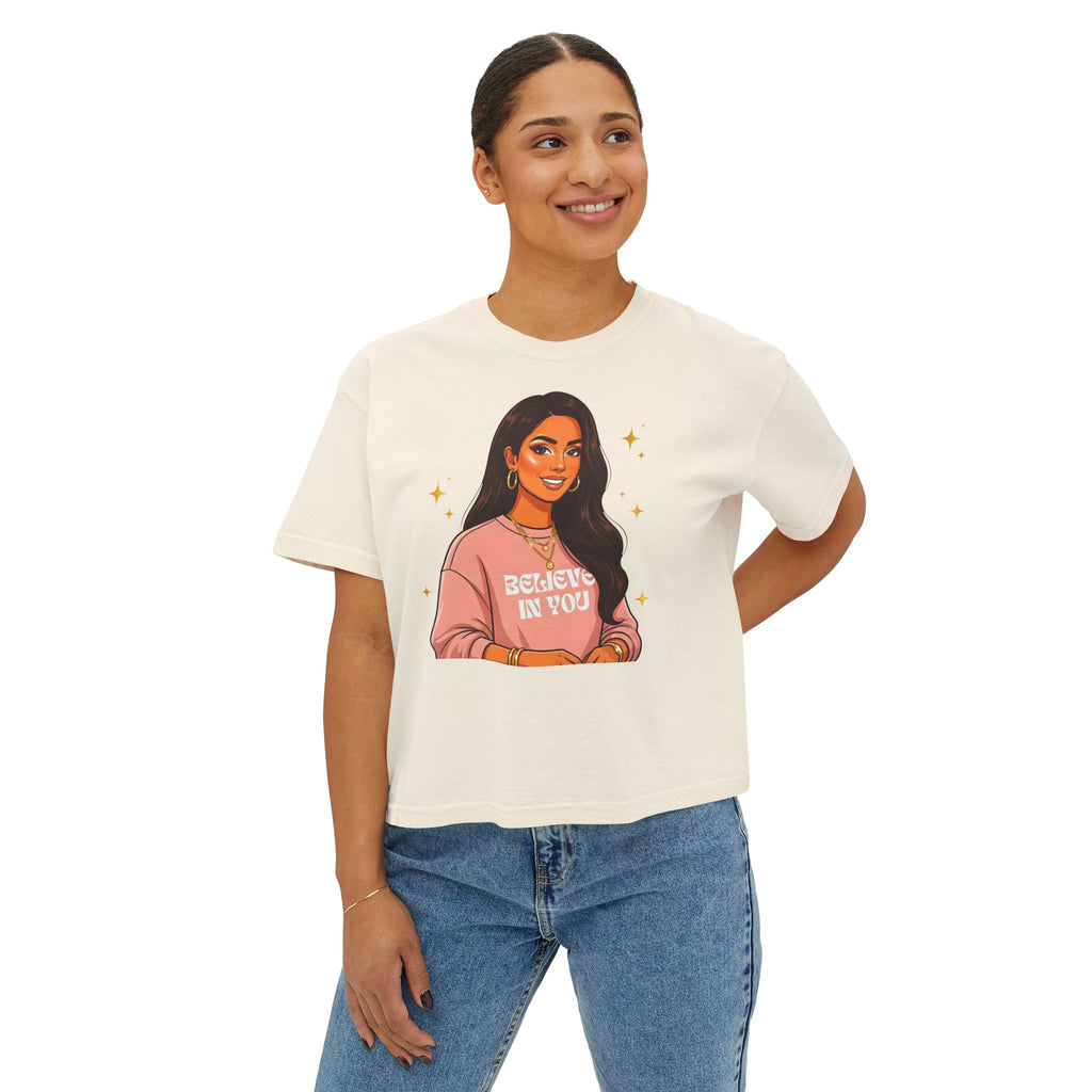 Believe In You Boxy Tee