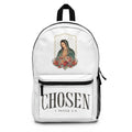 Chosen Backpack – Vintage Virgin Mary Floral Religious Backpack (1 Peter 2:9)