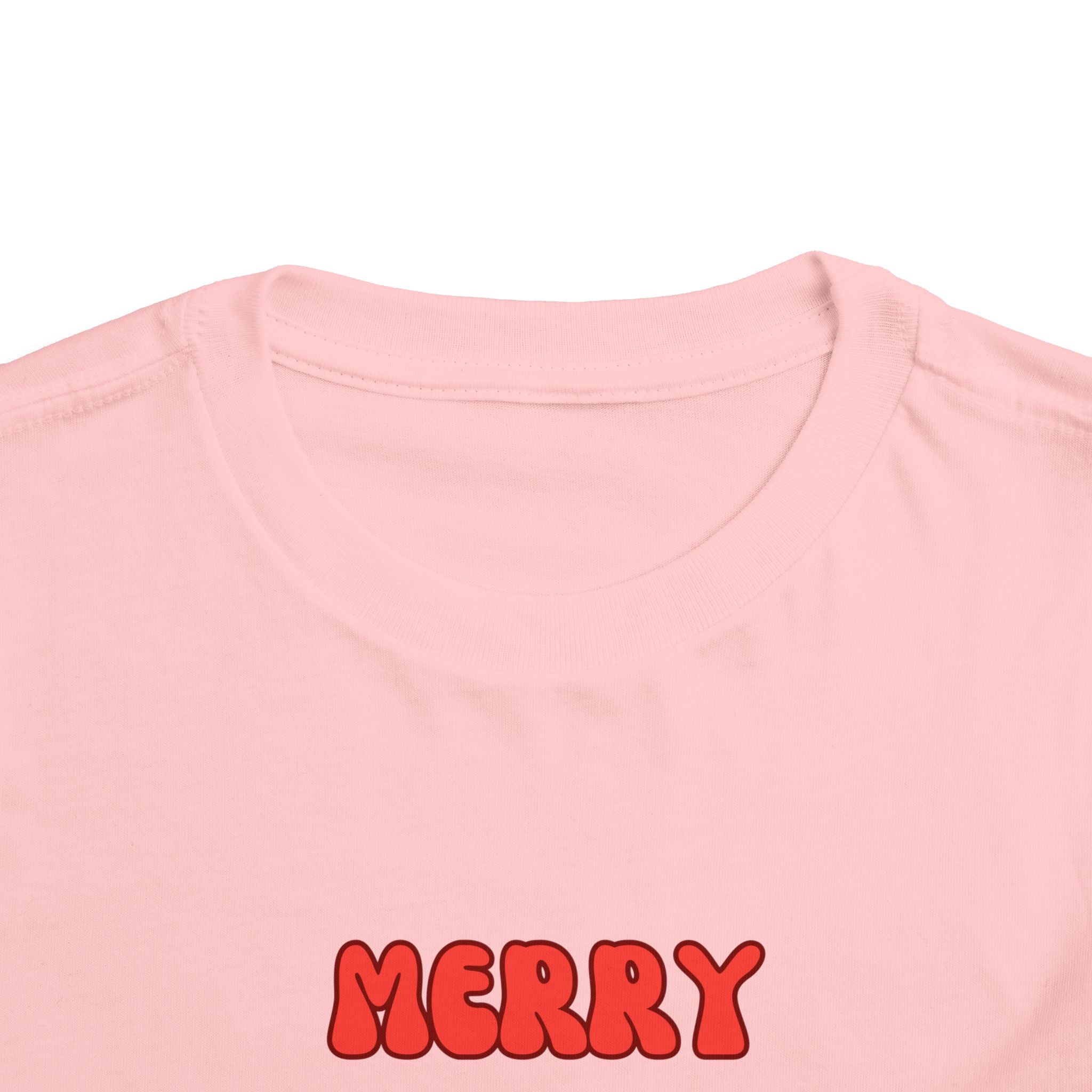 Merry Christmas Penguin Toddler Tee