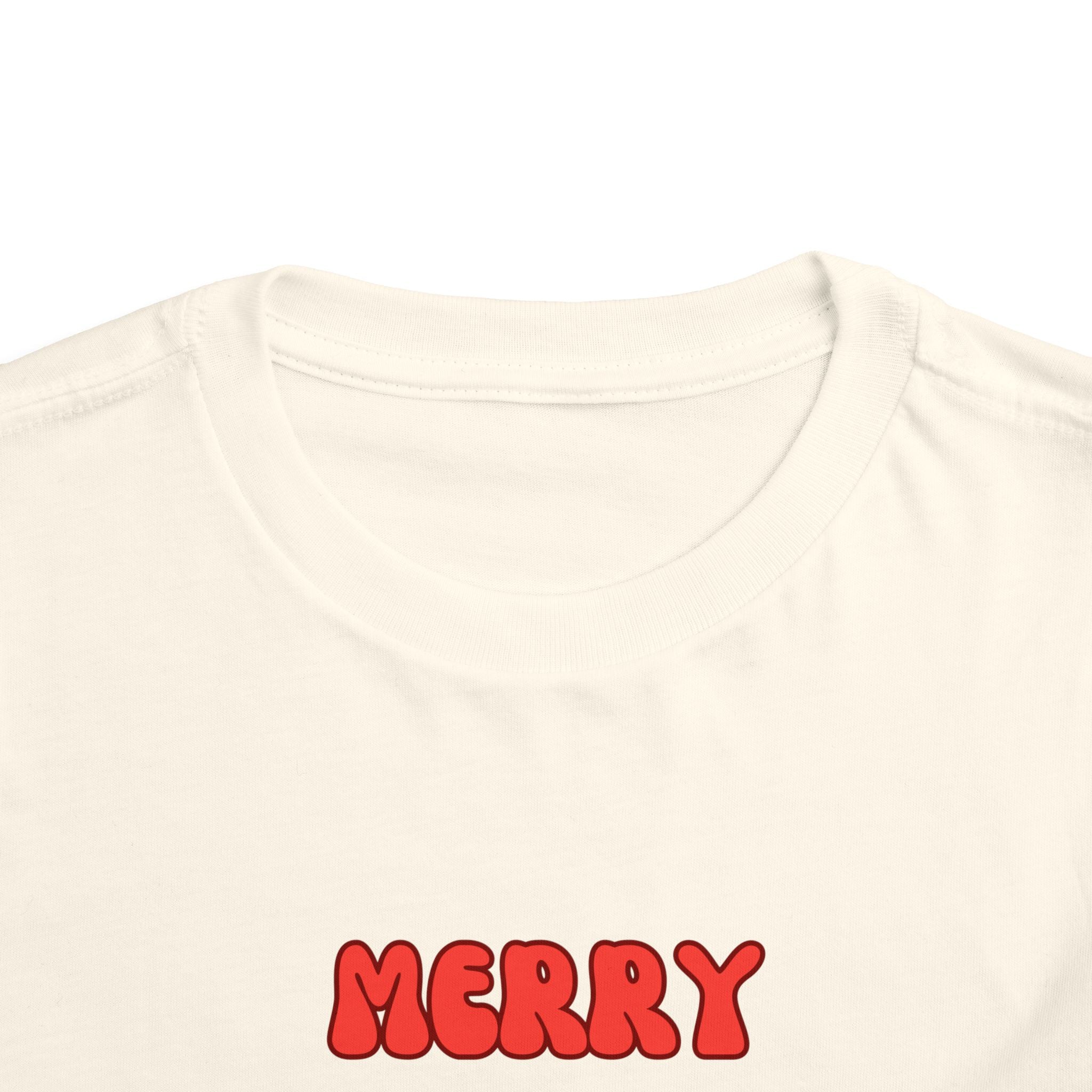 Merry Christmas Penguin Toddler Tee