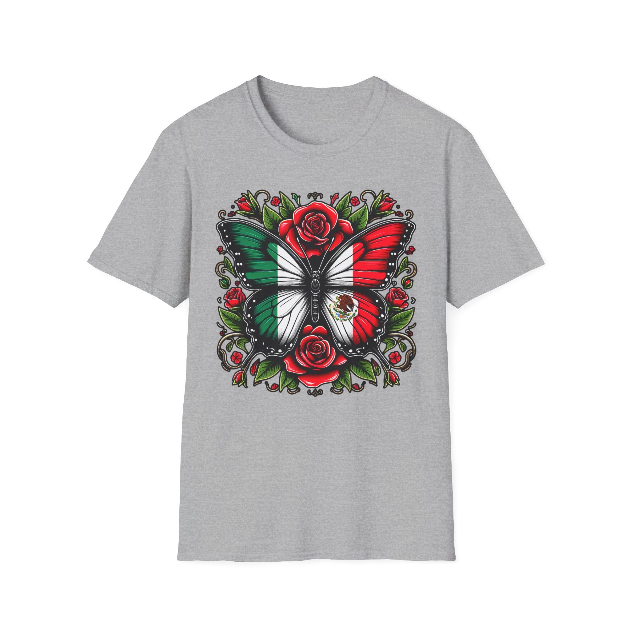Mexican Flag Butterfly T-Shirt — Rose & Eagle Graphic Tee