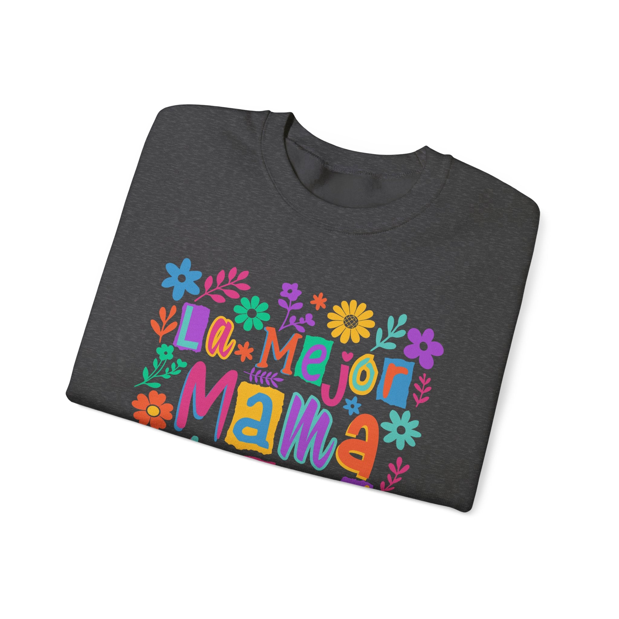 Sweatshirt — La Mejor Mamá del Mundo Floral Mother's Day Crewneck