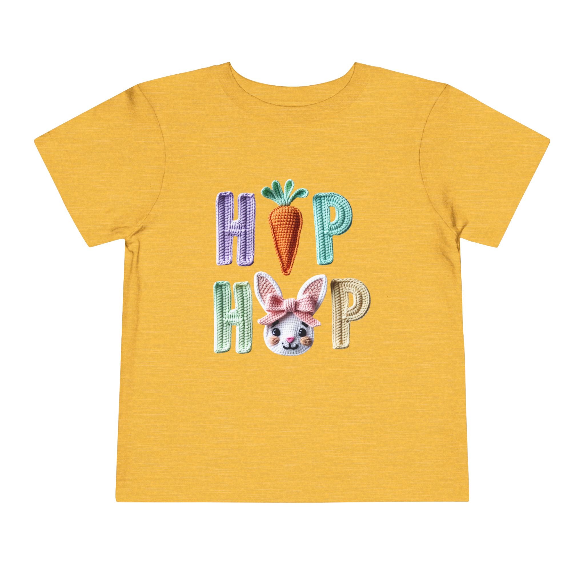 Hip Hop Easter Toddler Tee — Cute Bunny & Carrot Kids Shirt