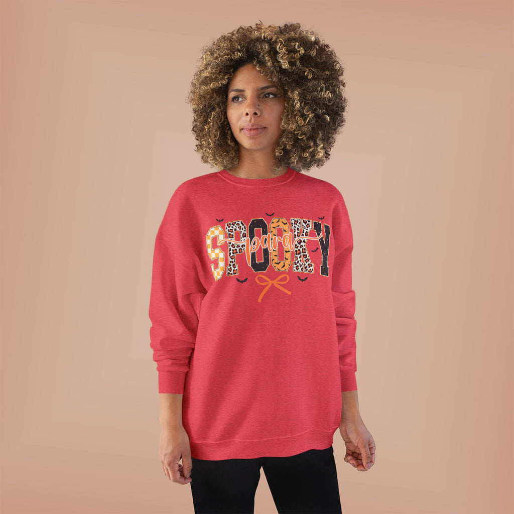Spooky Leopard Halloween Crewneck Sweatshirt