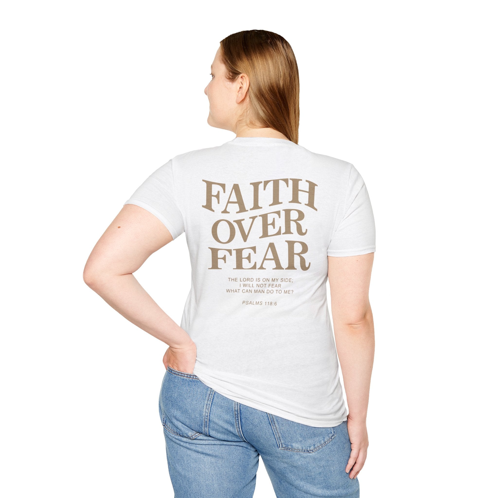 Faith Over Fear T-Shirt — Inspirational Christian Tee