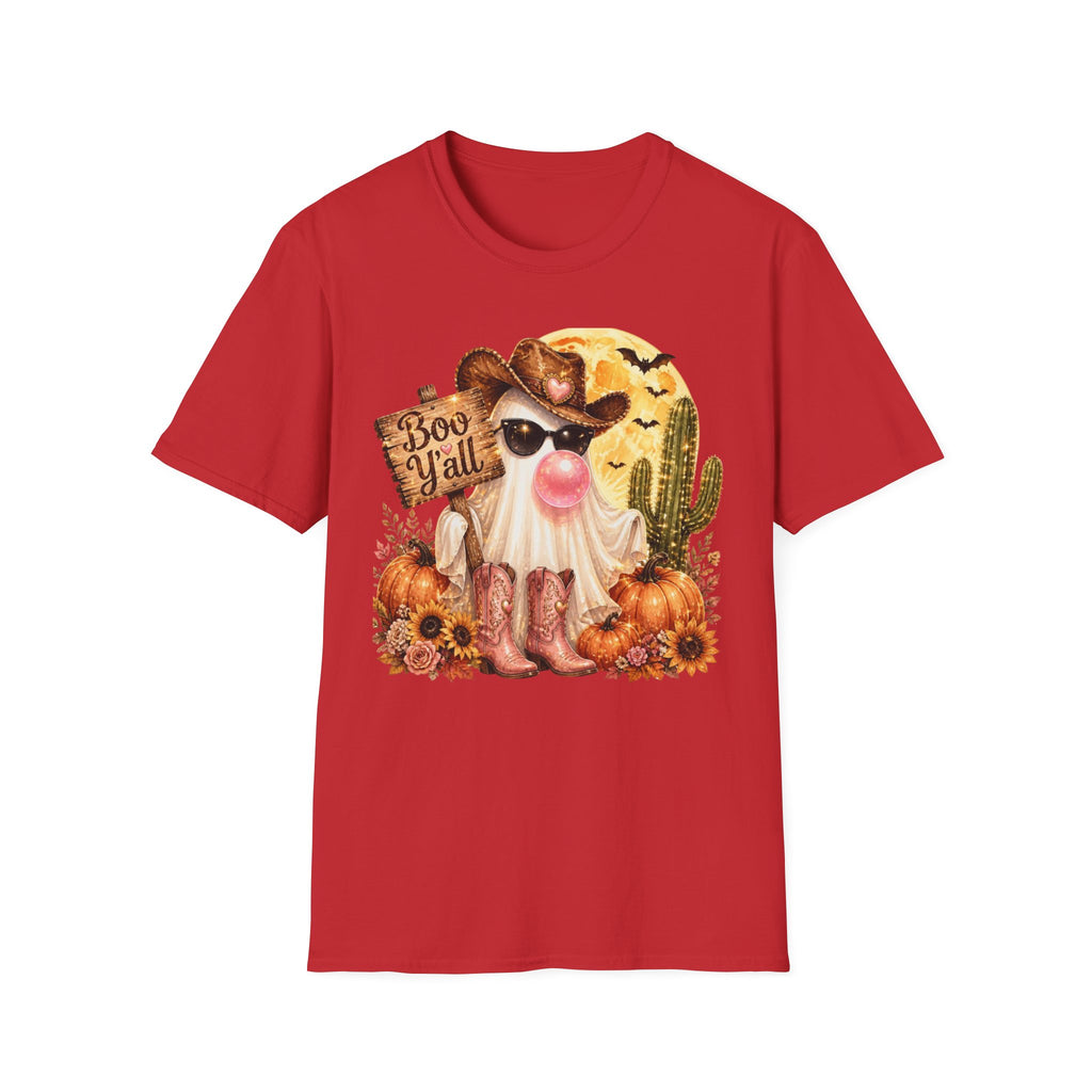 Halloween Gnome T-Shirt — 'Boo Y'all' Western Pumpkin Tee