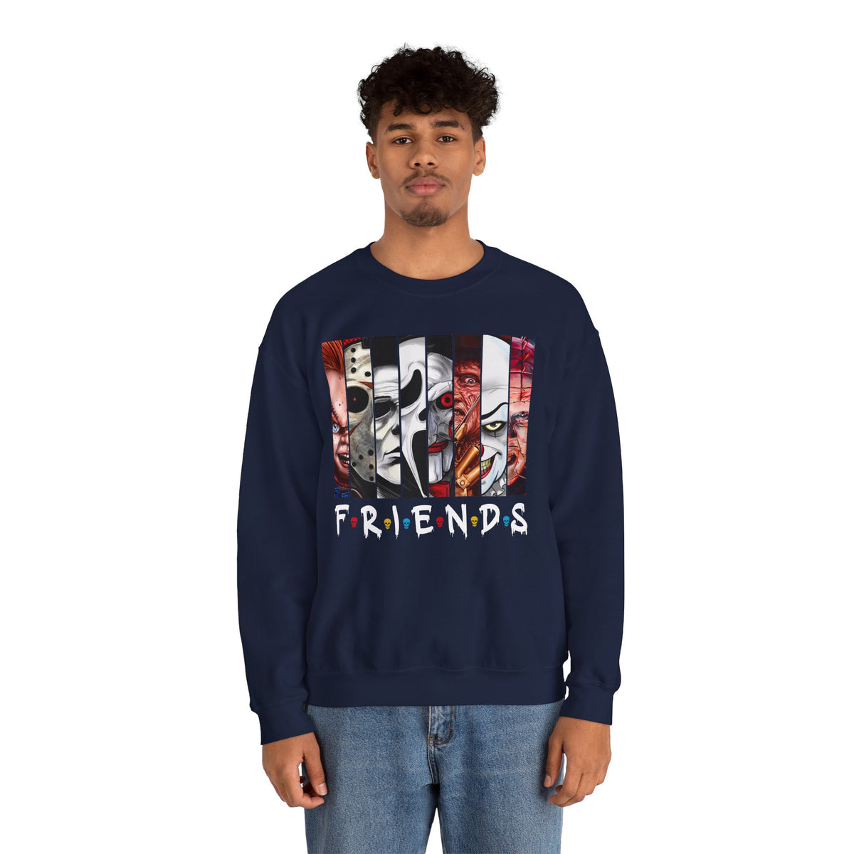 Horror Icons 'Friends' Crewneck Sweatshirt