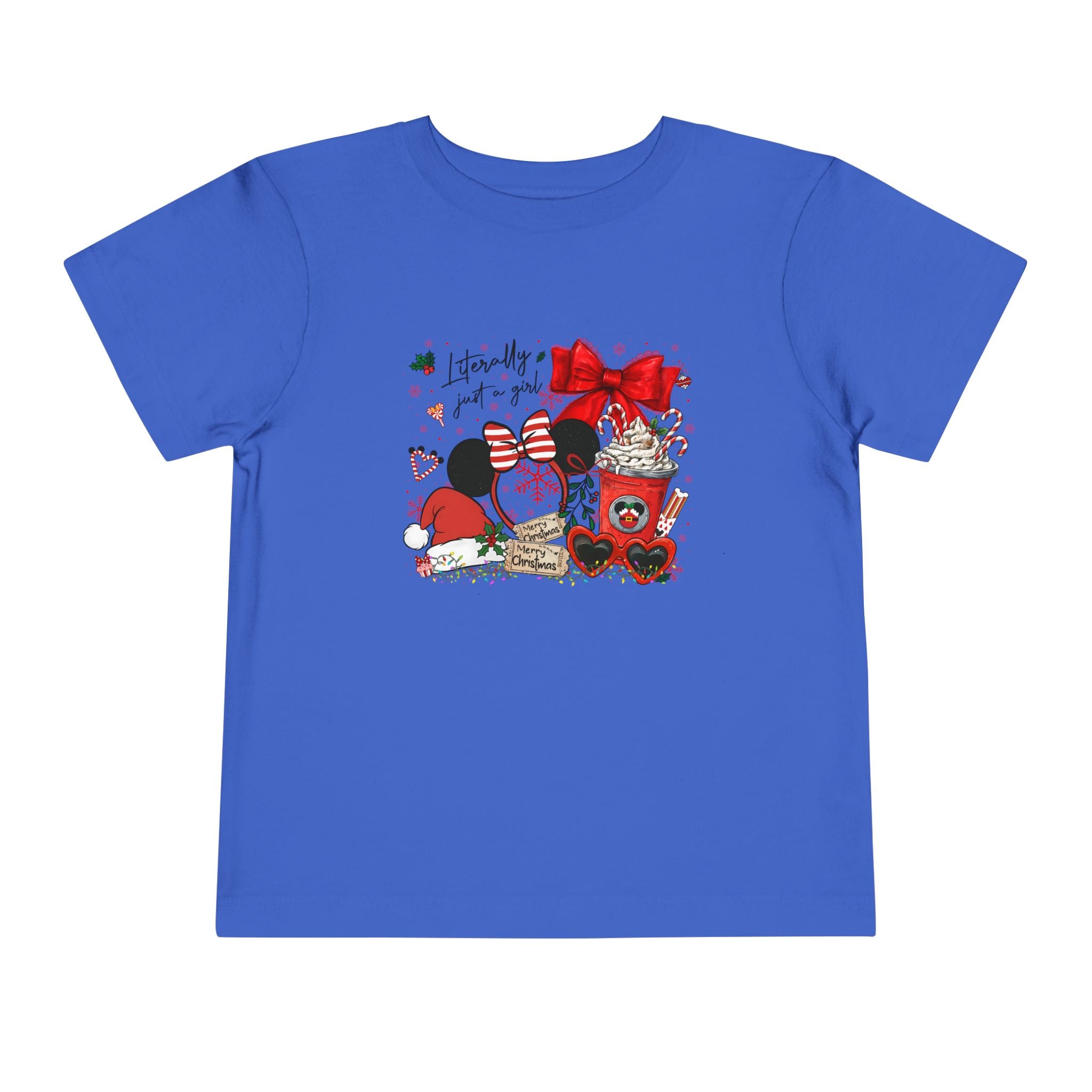 Toddler Tee — Cute Valentine Mickey Ears Coffee & Treats Design
