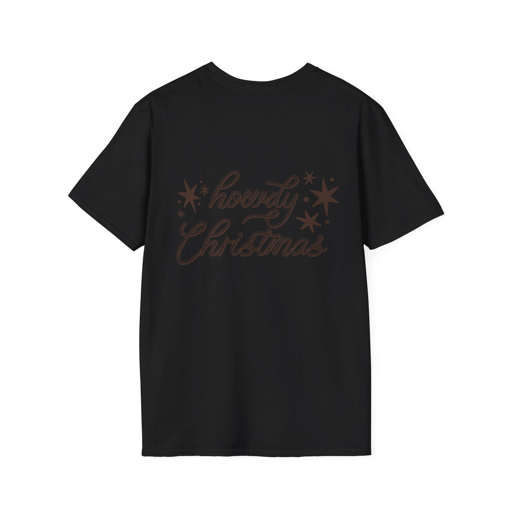 Western Christmas Tee — Cowboy Hat & Boots Holiday Shirt
