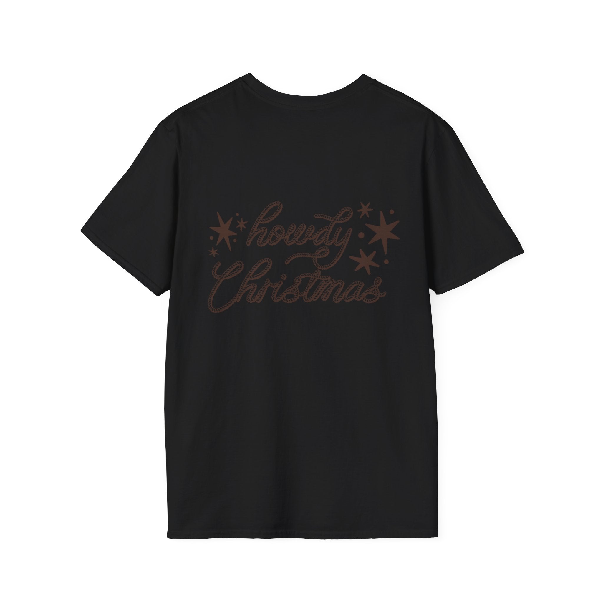 Western Christmas Tee — Cowboy Hat & Boots Holiday Shirt
