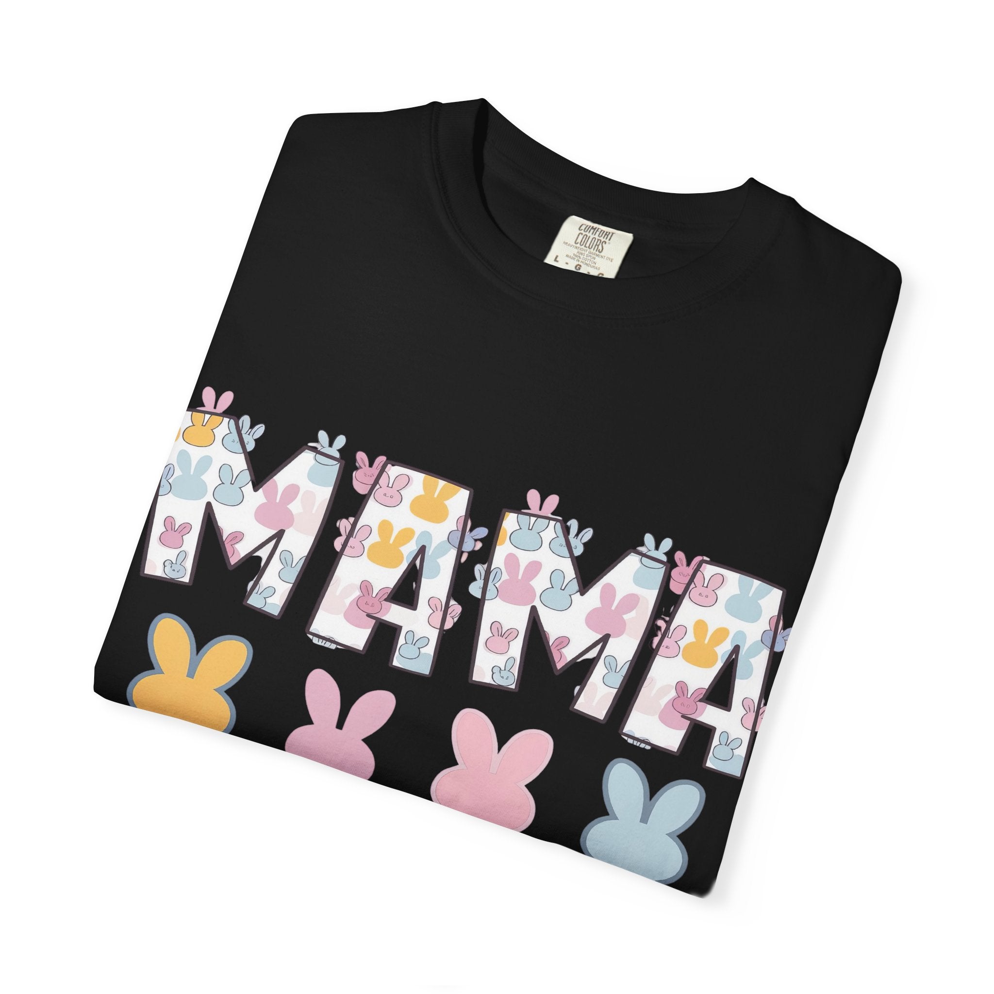 Mama Floral Peep Tee — Easter Bunny Pastel Mother's Day T-Shirt
