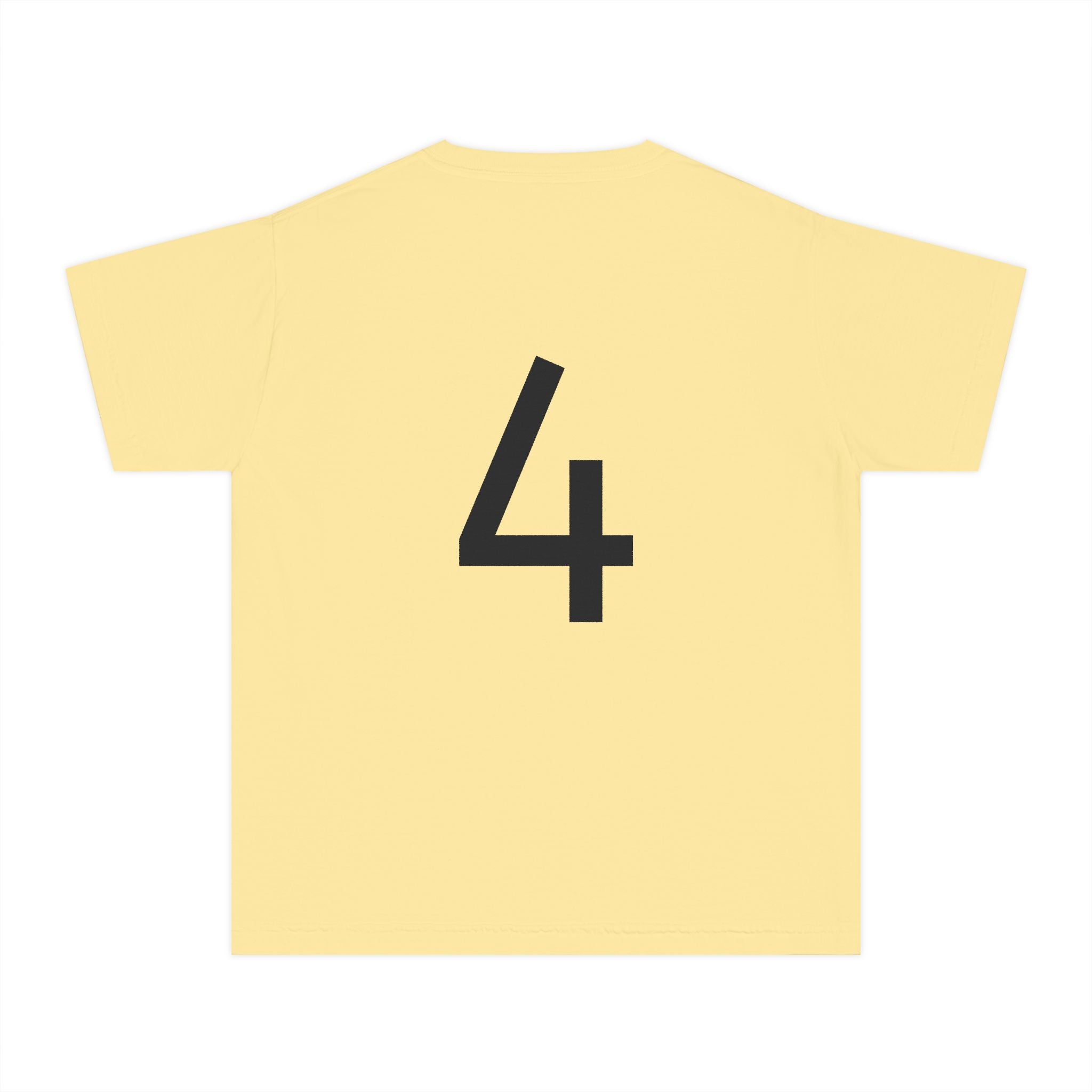 Birthday Girl Tee — Kids 4th Birthday Shirt with Pink Balloon Back Design