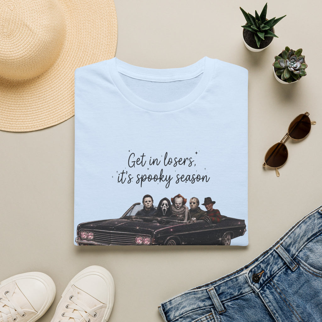 Spooky Season Tee — 'Get in Losers, It's Spooky Season' Halloween T-Shirt