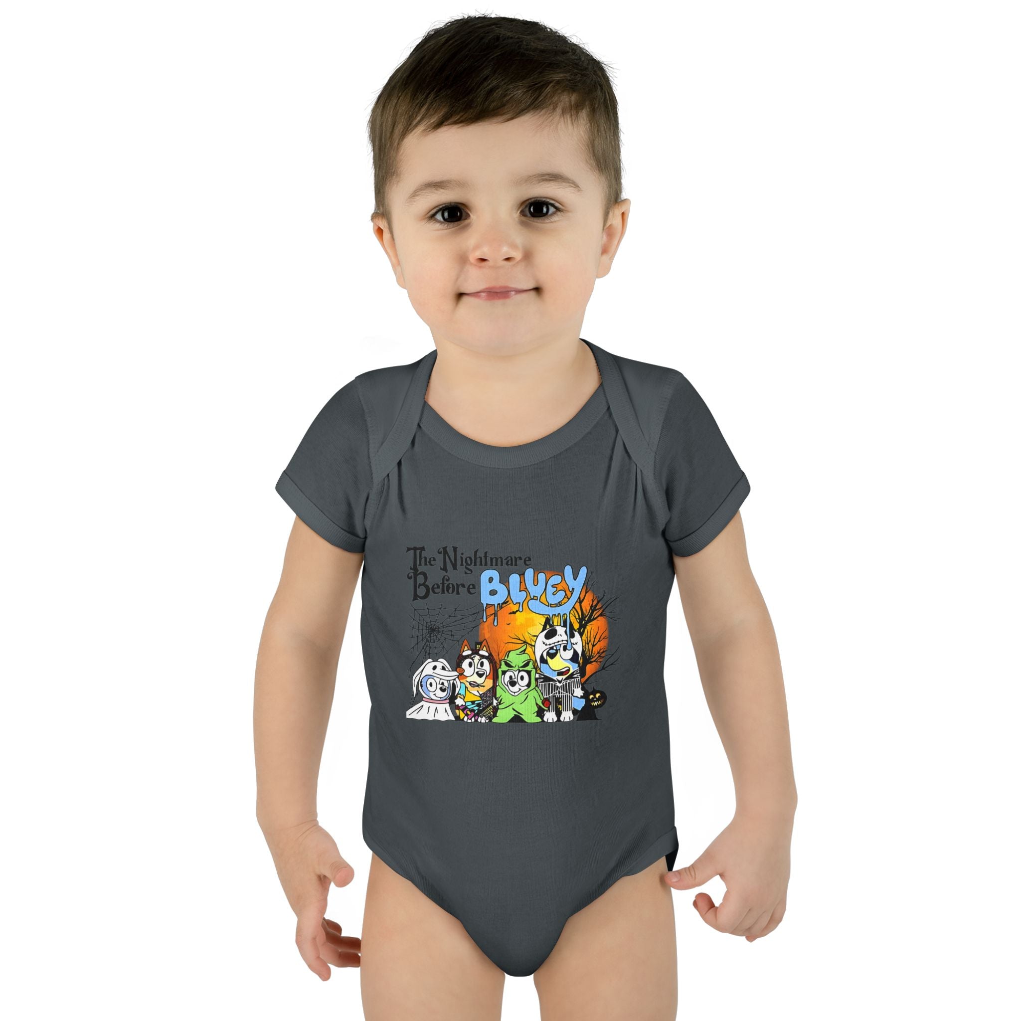 Baby Bodysuit - Cute Cartoon Halloween Infant Onesie