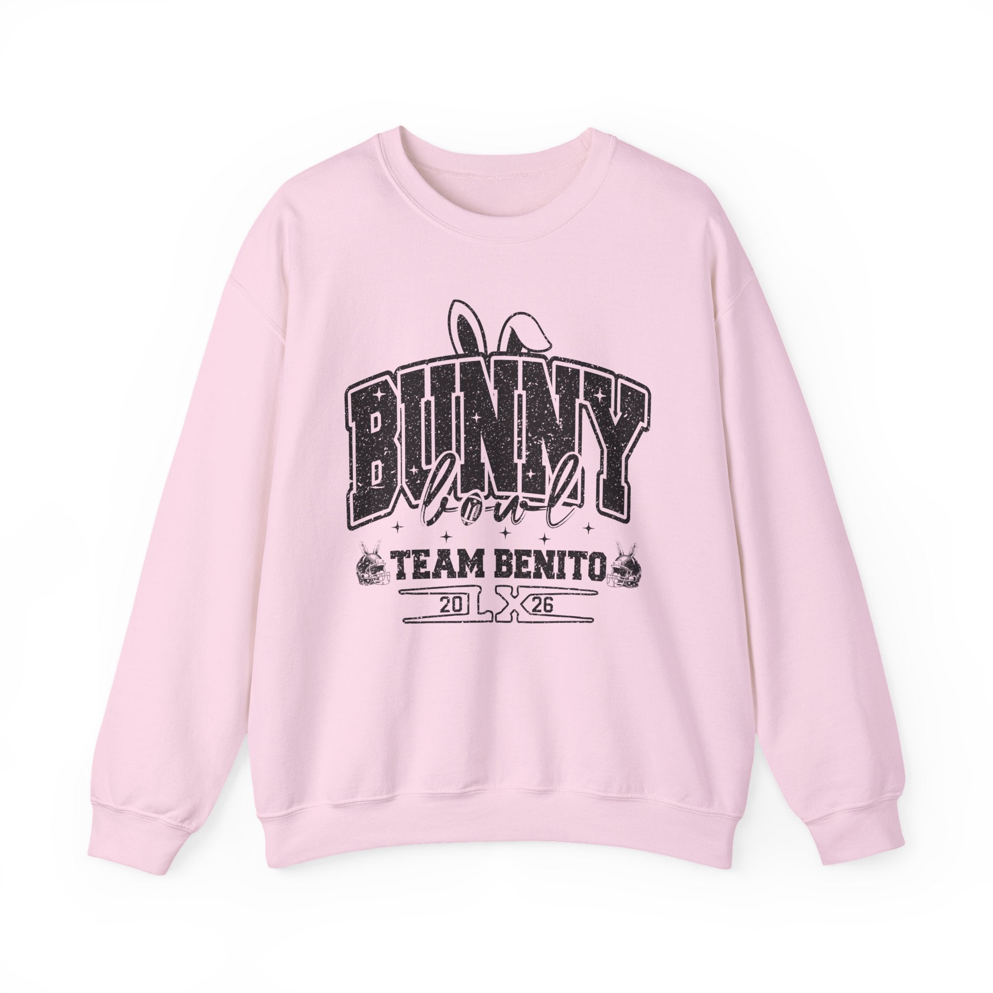 Bunny Lover Crewneck Sweatshirt — Team Benito Vintage Graphic