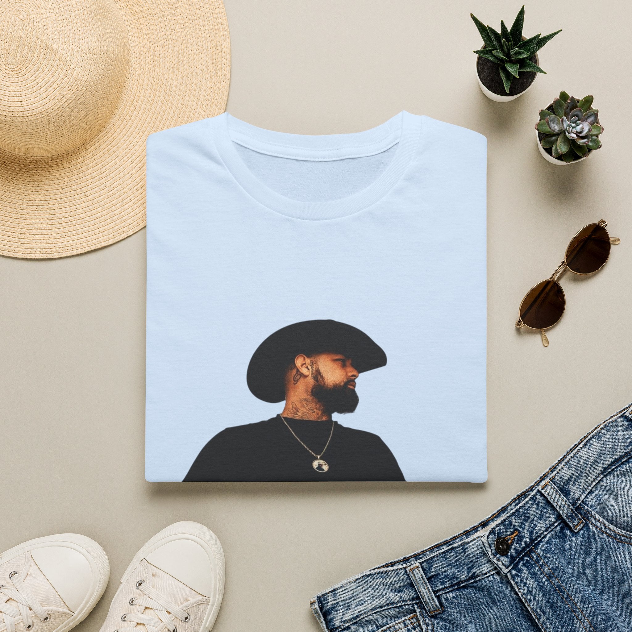 Cowboy Portrait T‑Shirt — Minimal Western Portrait Tee