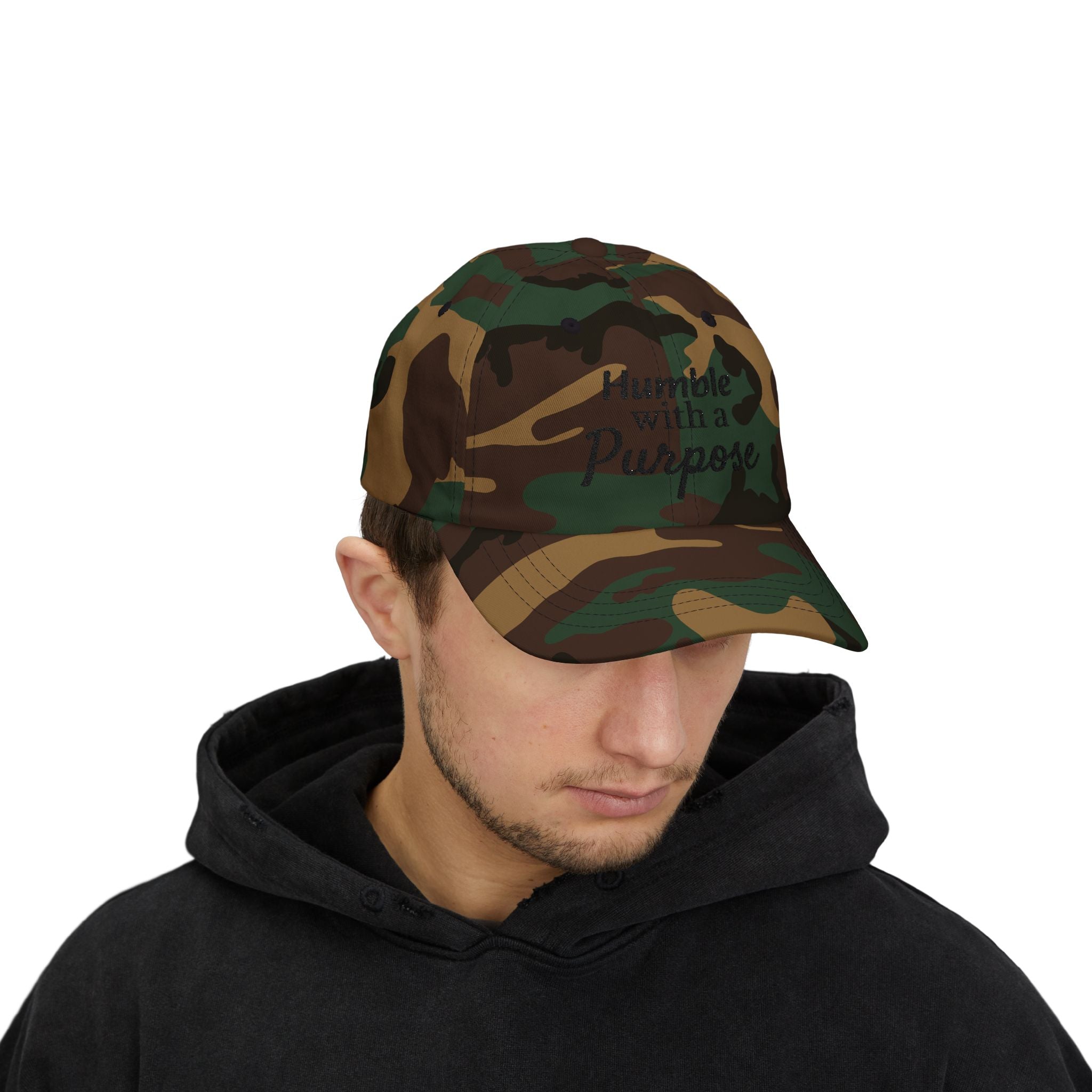 Dad Cap — "Humble with a Purpose" Embroidered Baseball Hat