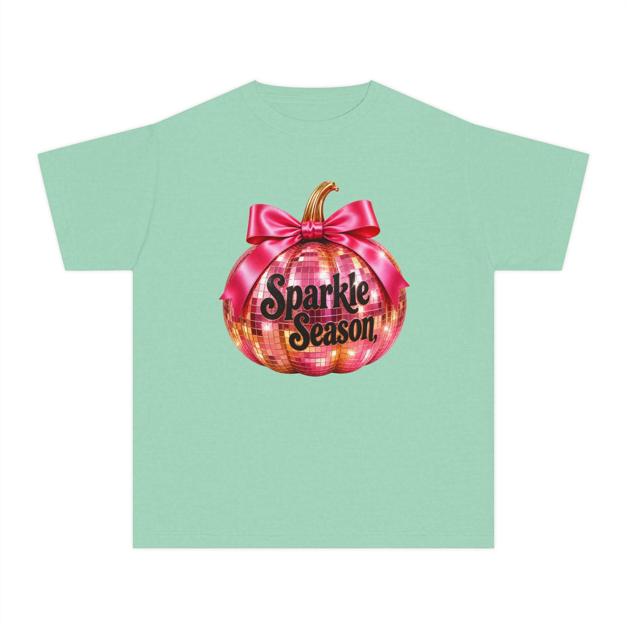 Sparkle Season Pumpkin Youth T‑Shirt