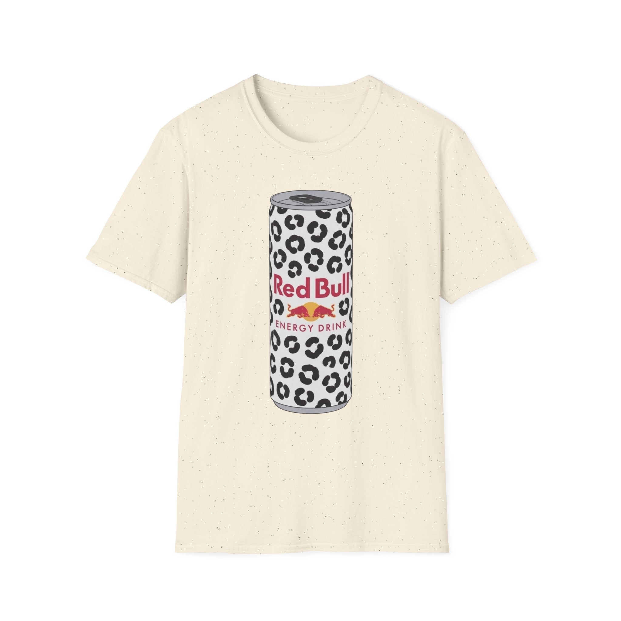 Red Bull Leopard Can T‑Shirt — Retro Energy Drink Graphic Tee