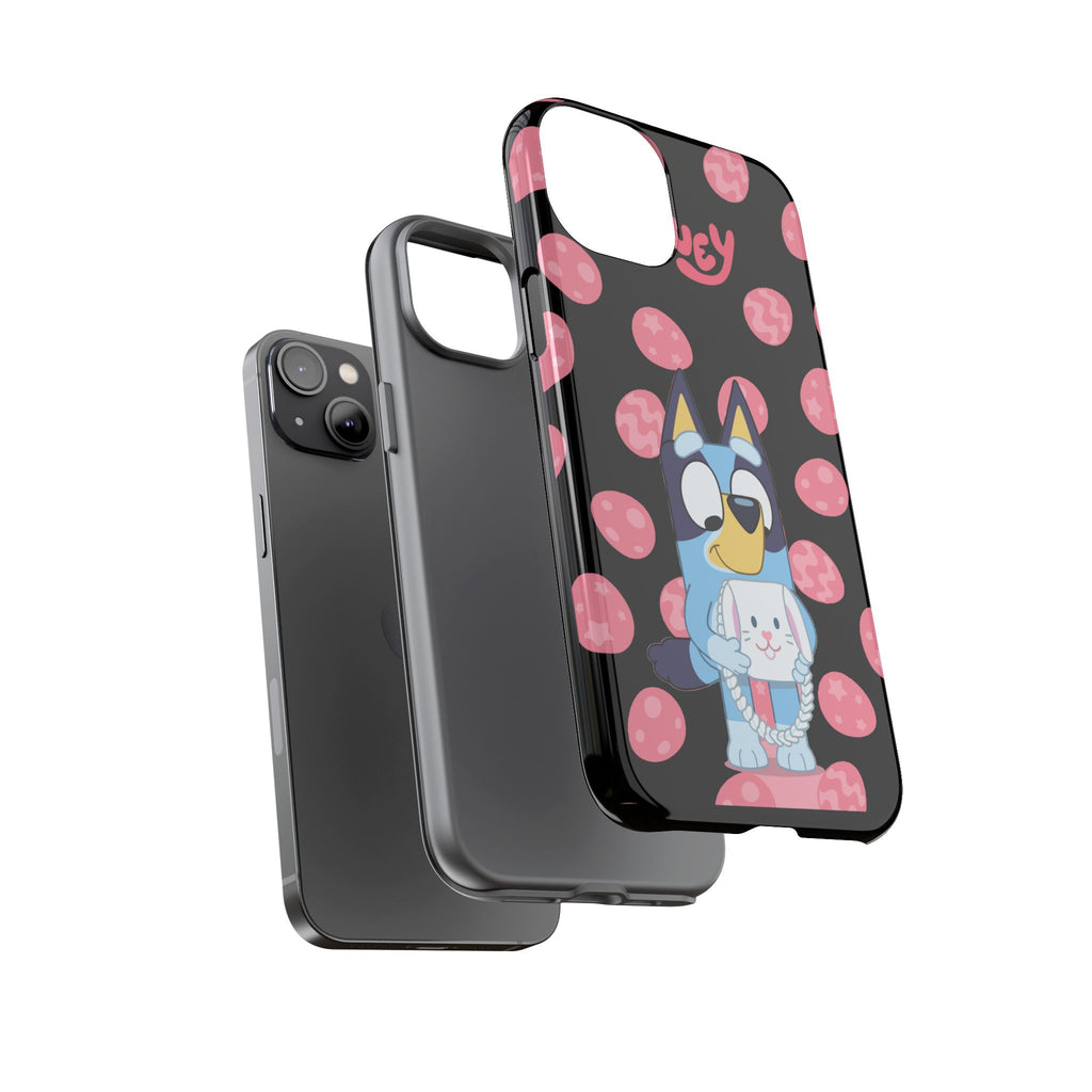 Bluey Holding Bunny phone case | Cute cartoon character phone case