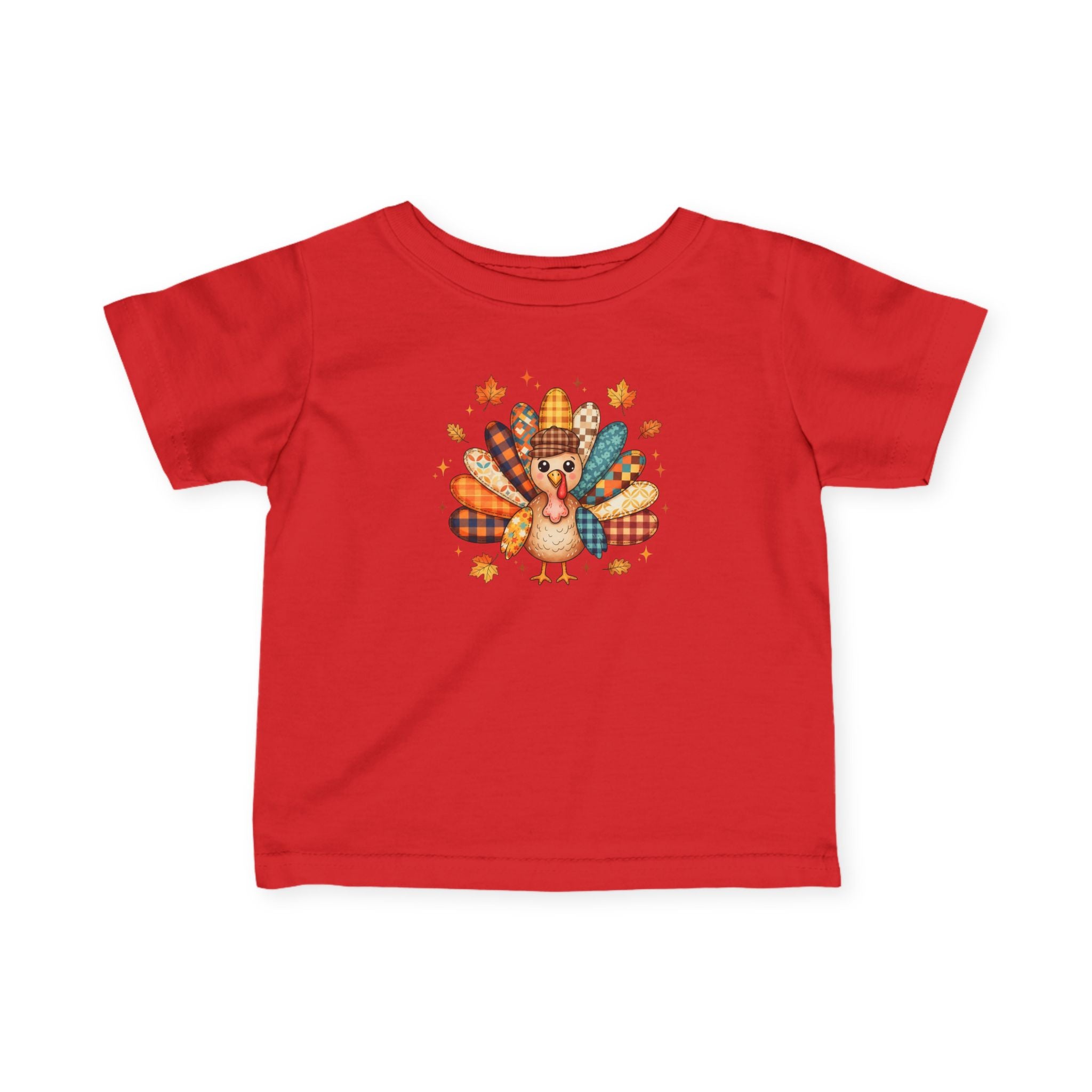 Infant Tee — Cute Thanksgiving Turkey Graphic Baby Shirt