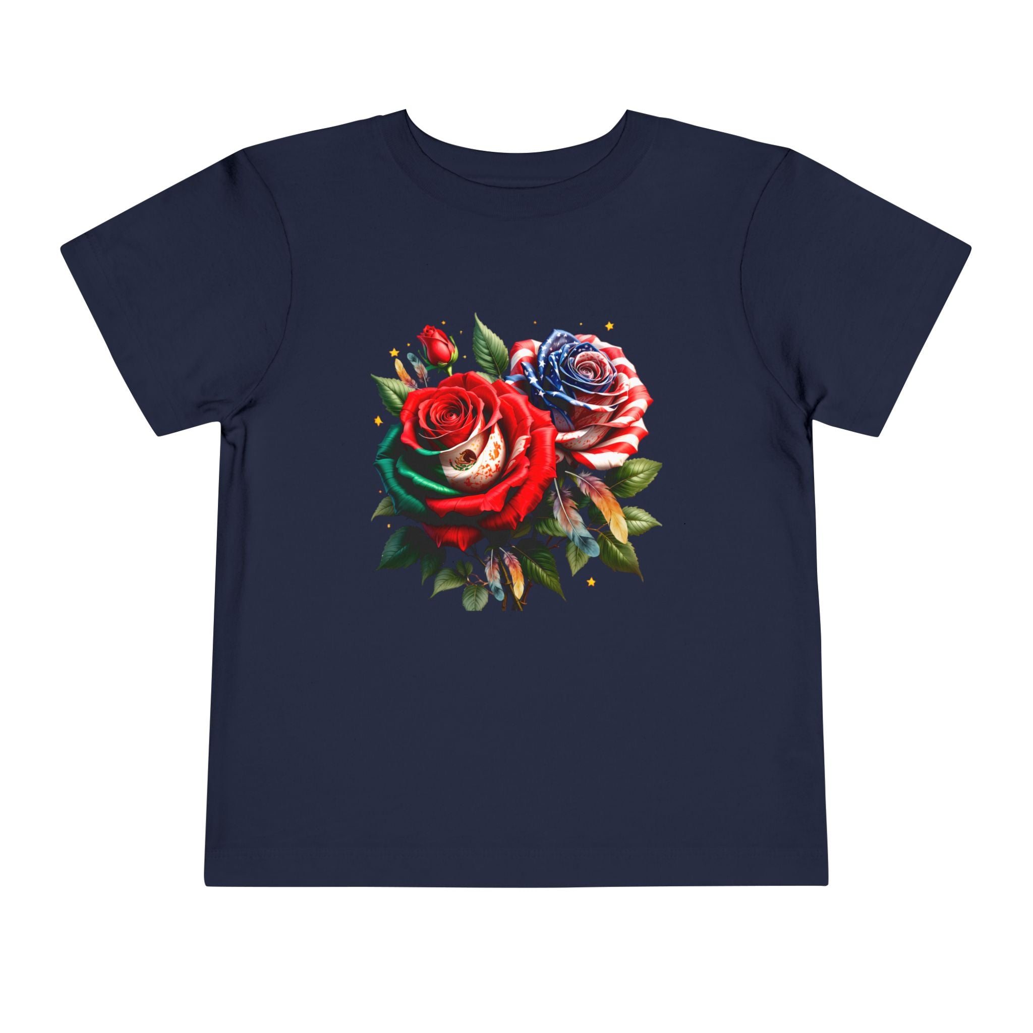 Toddler Tee — Vintage Watercolor Roses Floral Shirt for Kids