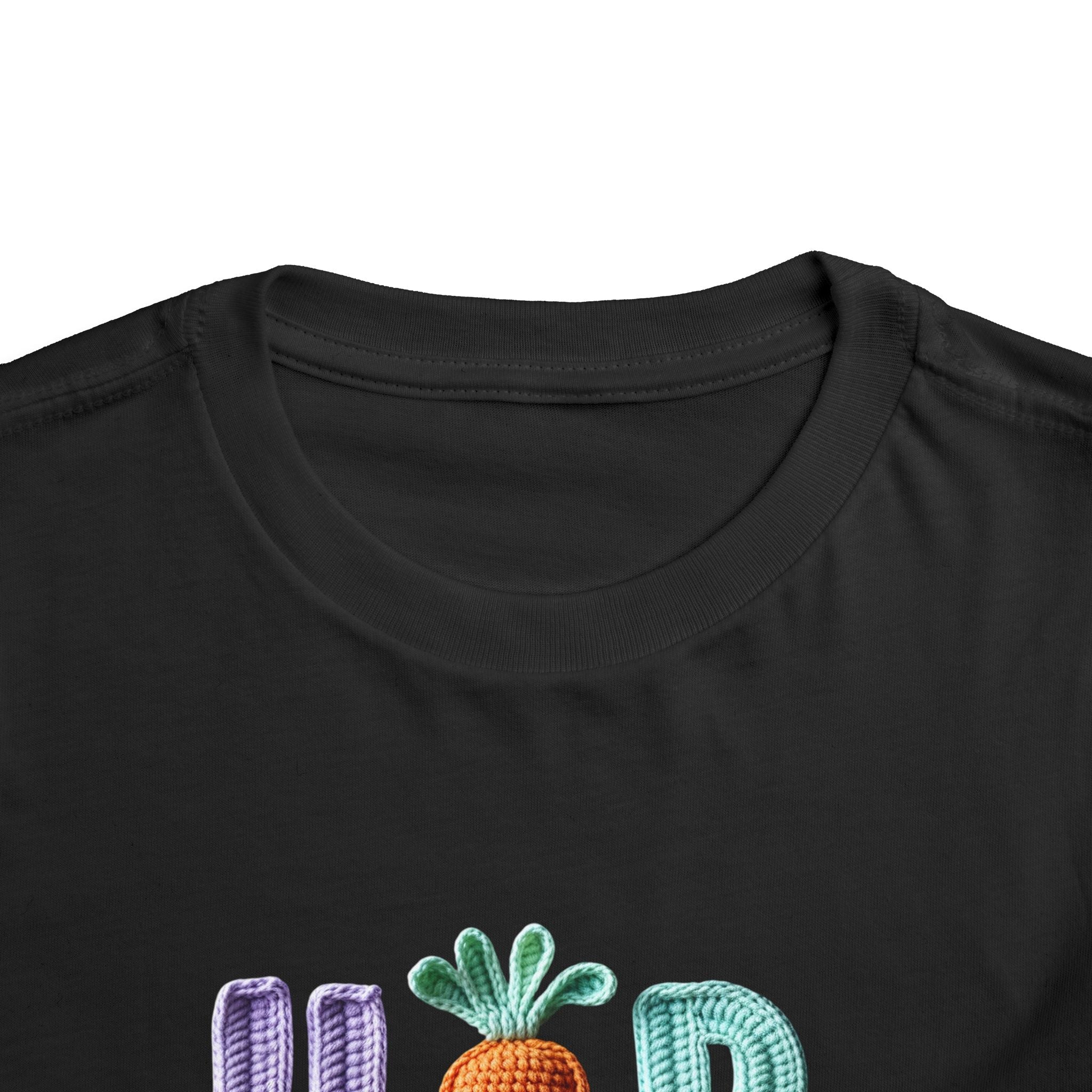 Hip Hop Easter Toddler Tee — Cute Bunny & Carrot Kids Shirt