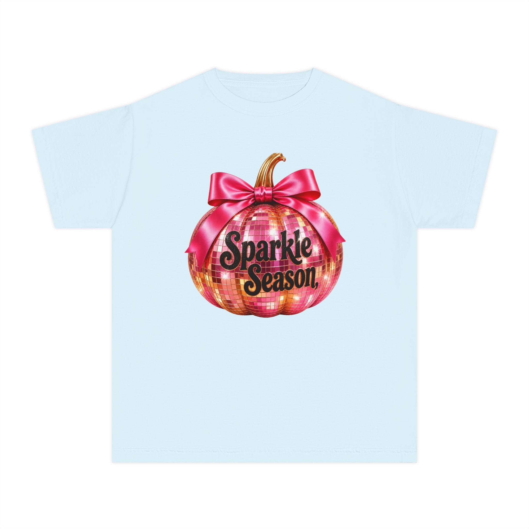 Sparkle Season Pumpkin Youth T‑Shirt