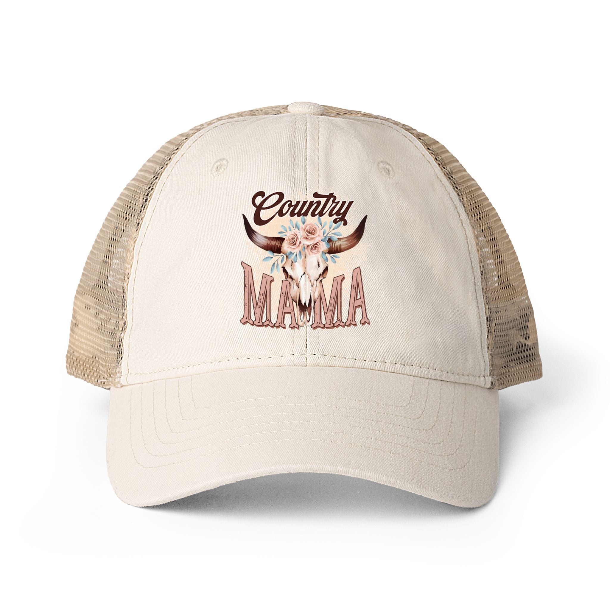 Women's Washed Mesh-Back Cap