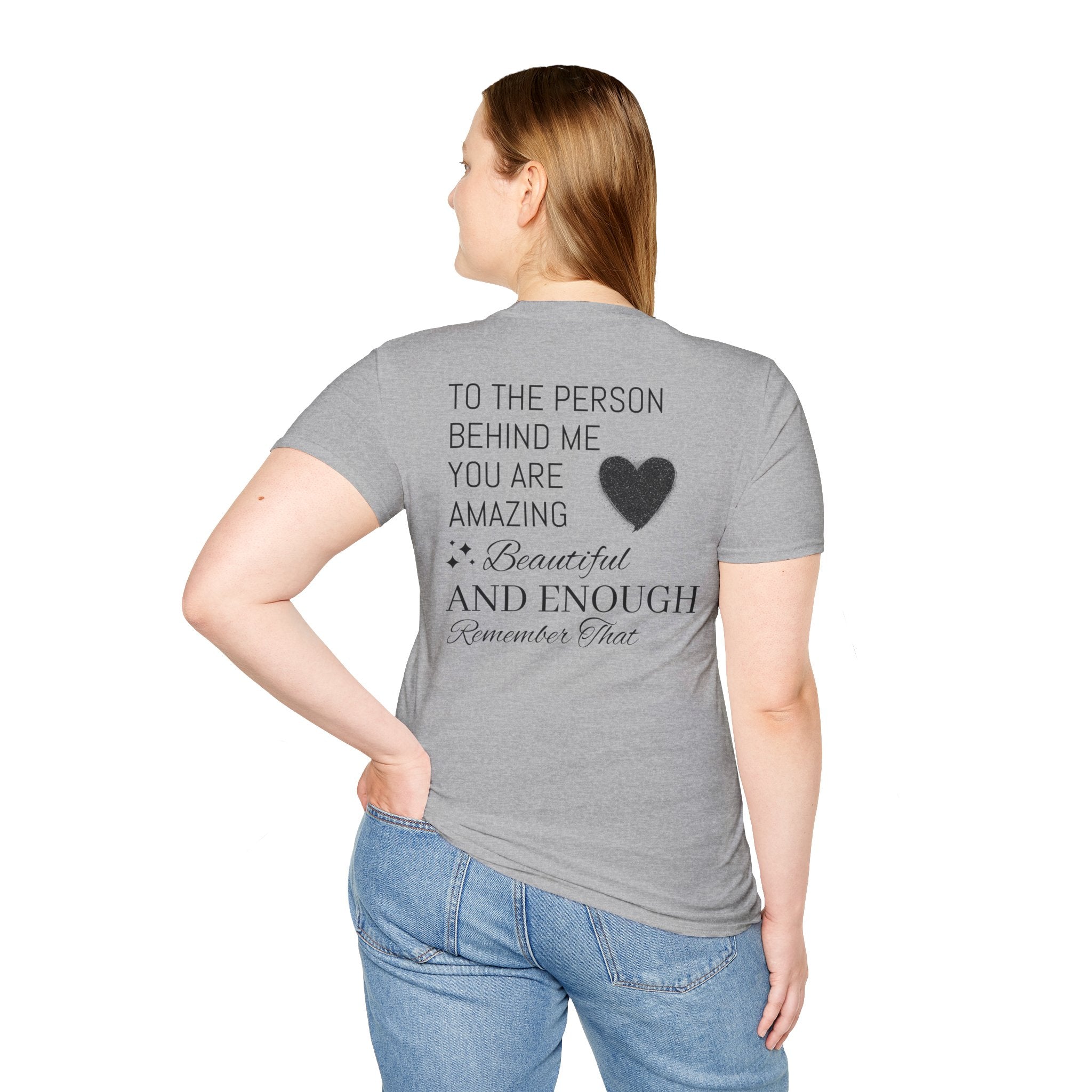 You Matter T-Shirt — Minimal Script Heart Inspirational Tee