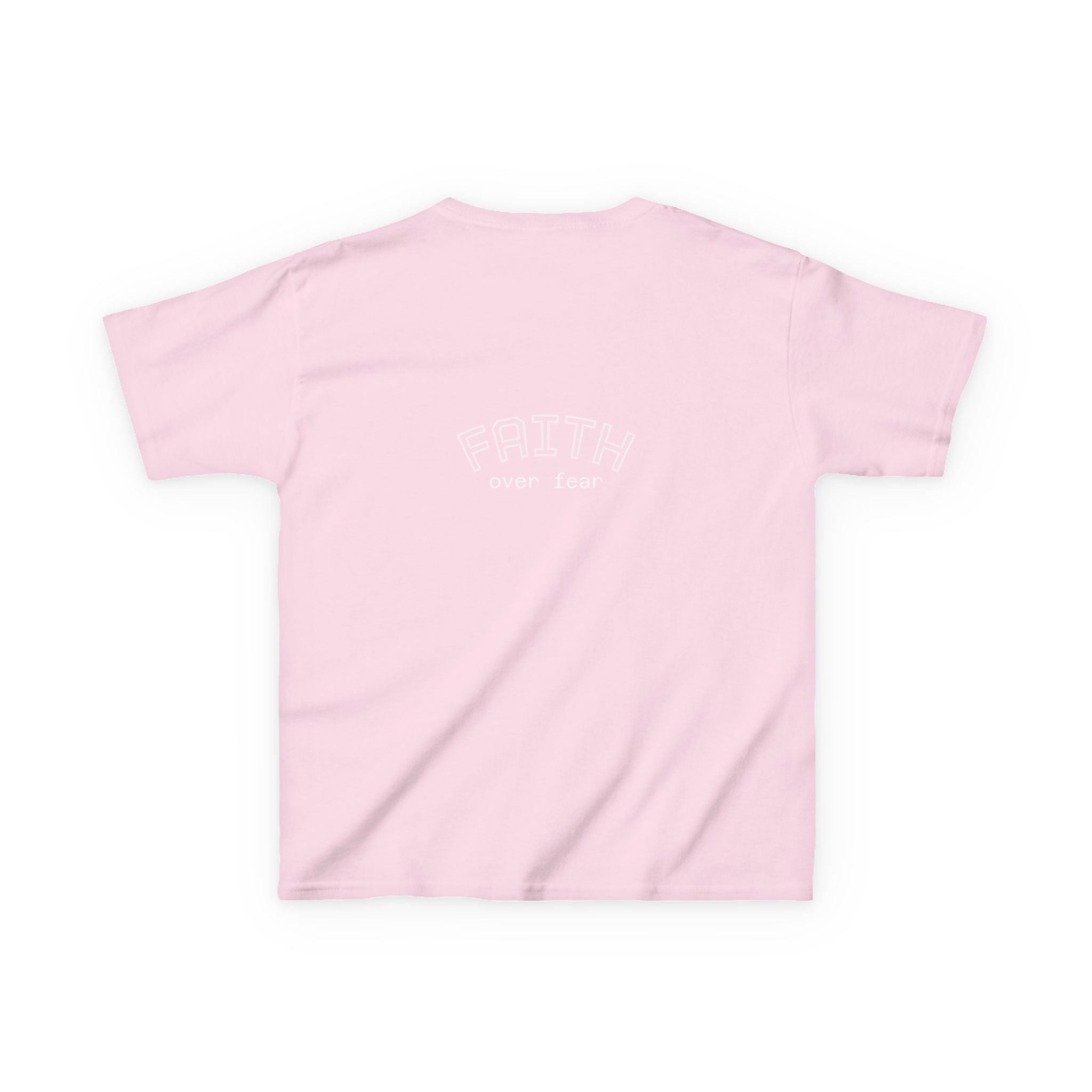 Faith Over Fear Kids Tee | Inspirational Christian Youth Shirt