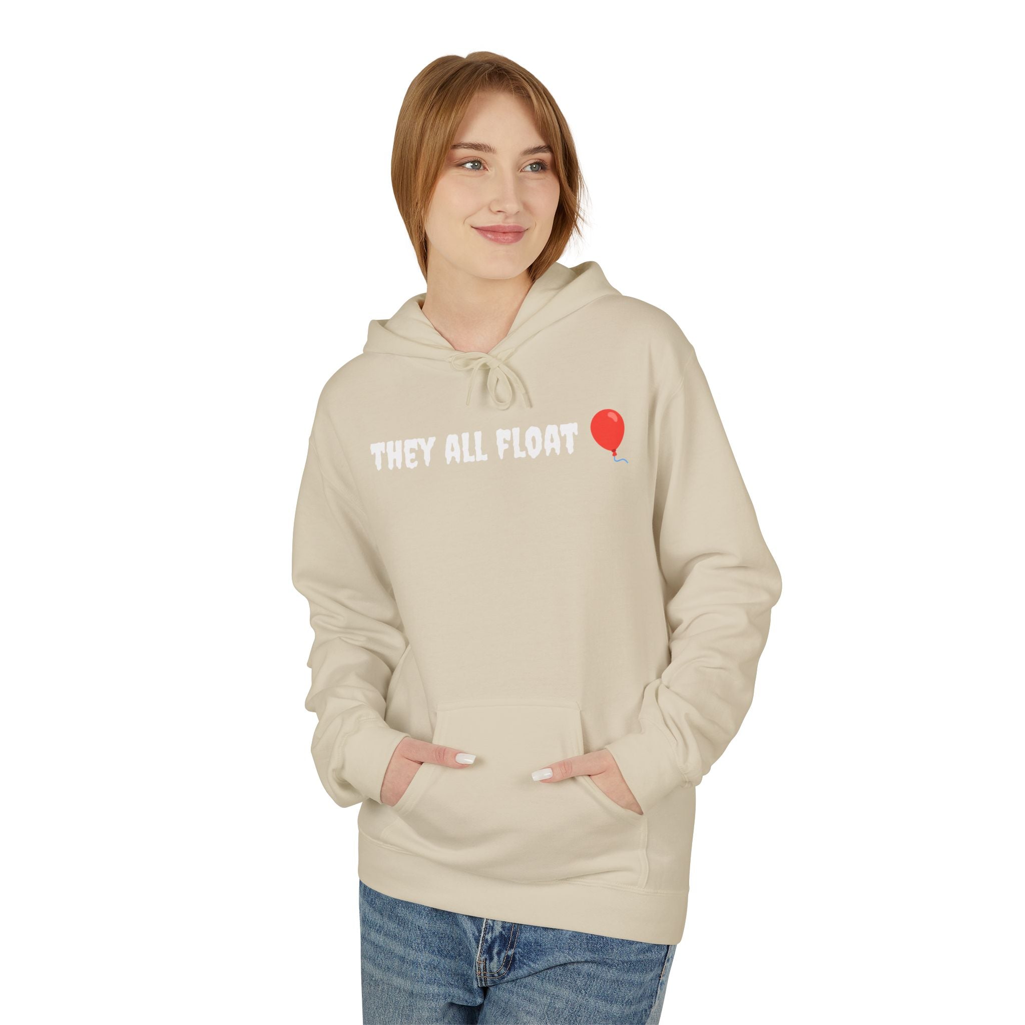 Horror Clown Girl Hoodie – Dark Balloon Graphic Pullover