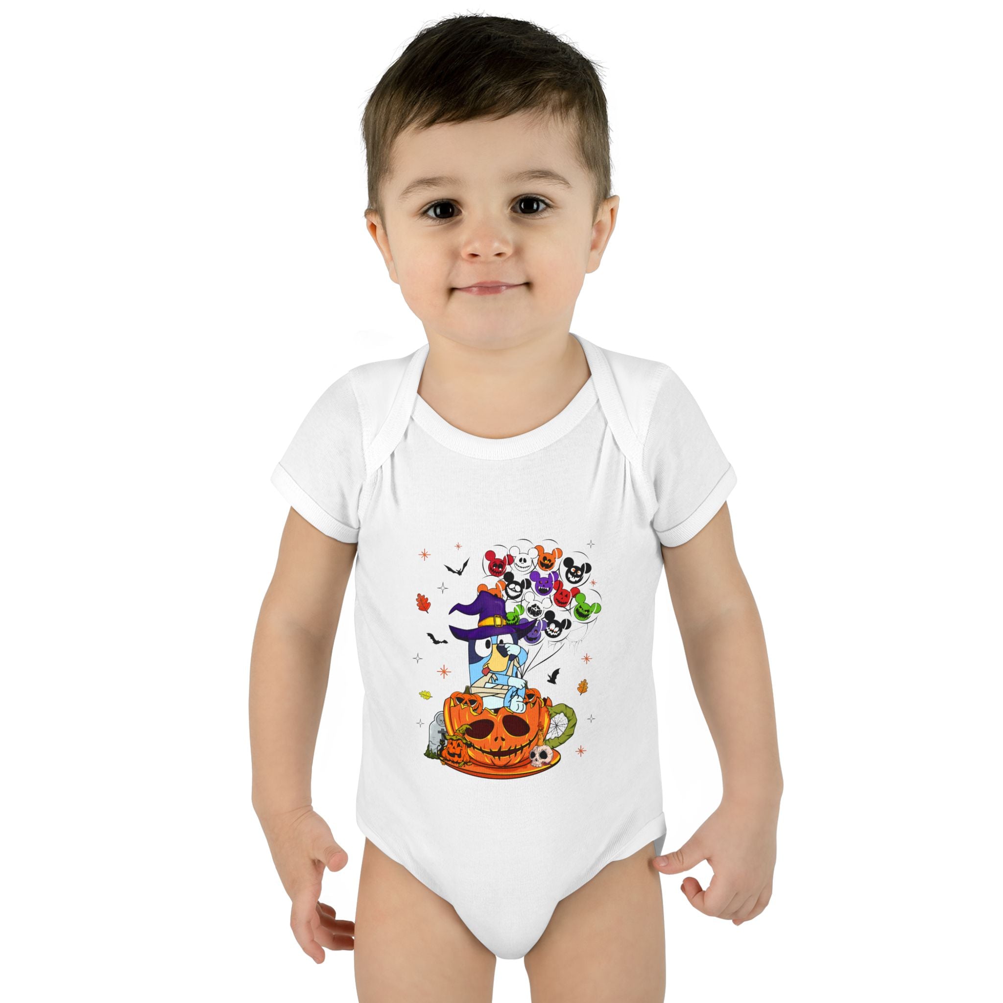 Infant Halloween Witch Pumpkin Bodysuit – Cute Baby Trick-or-Treat Costume
