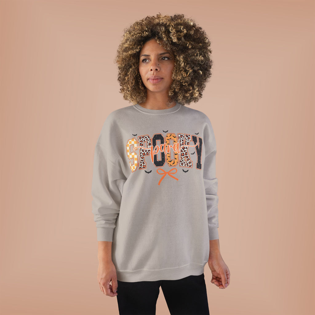 Spooky Leopard Halloween Crewneck Sweatshirt