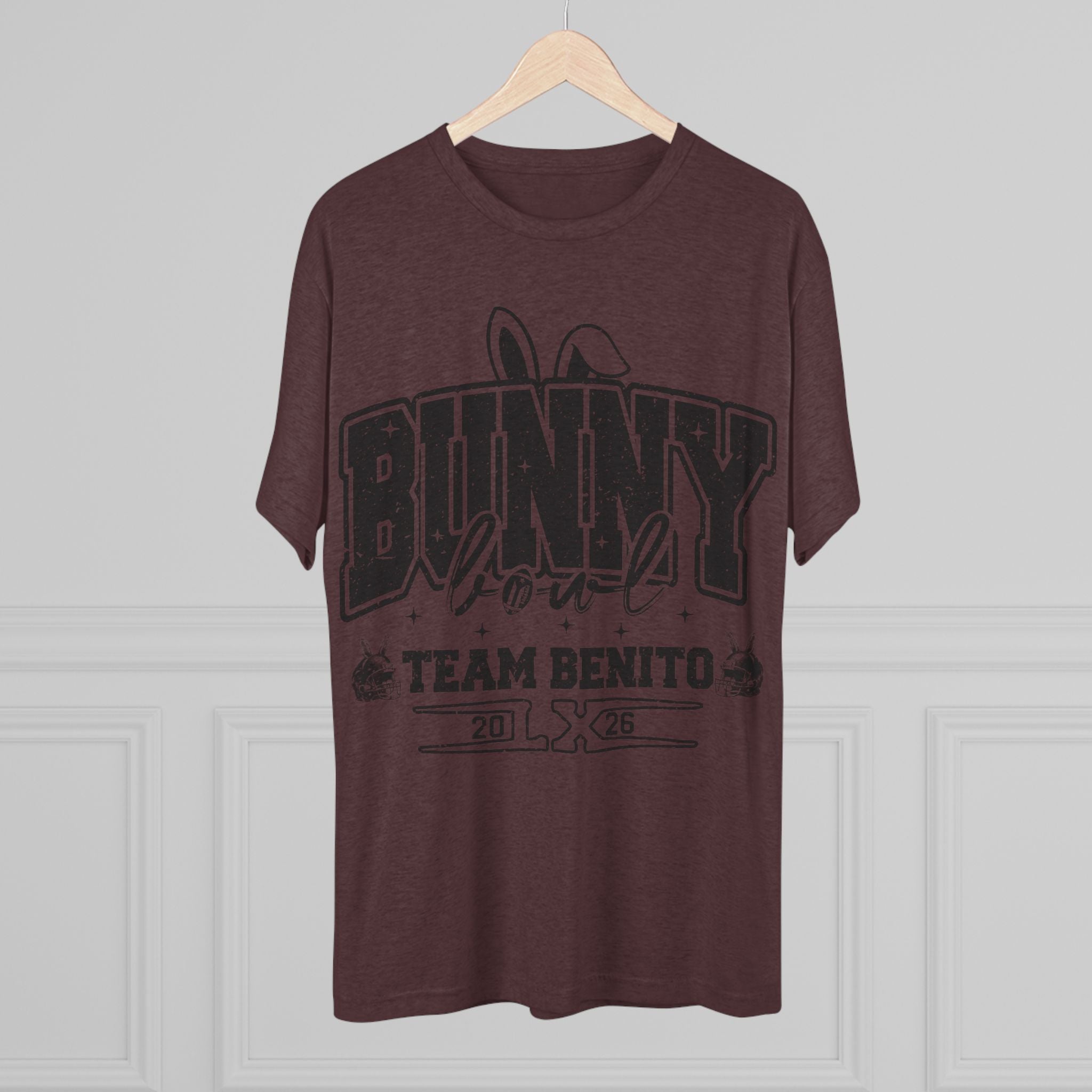 Bunny Bowl Team Benito Tee — Vintage Sports Easter Rabbit Graphic Shirt