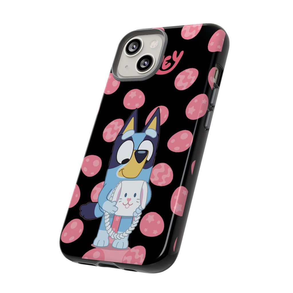 Bluey Holding Bunny phone case | Cute cartoon character phone case
