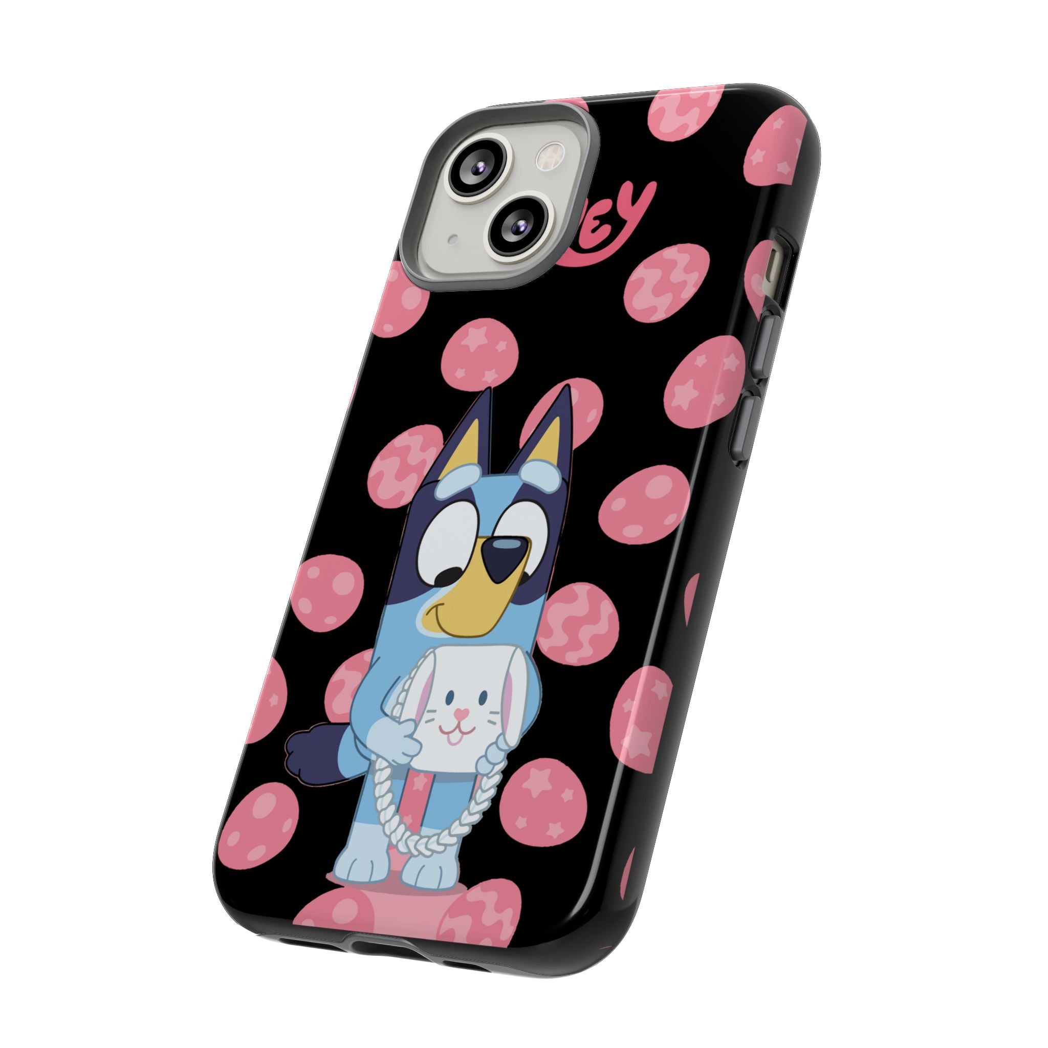 Bluey Holding Bunny phone case | Cute cartoon character phone case