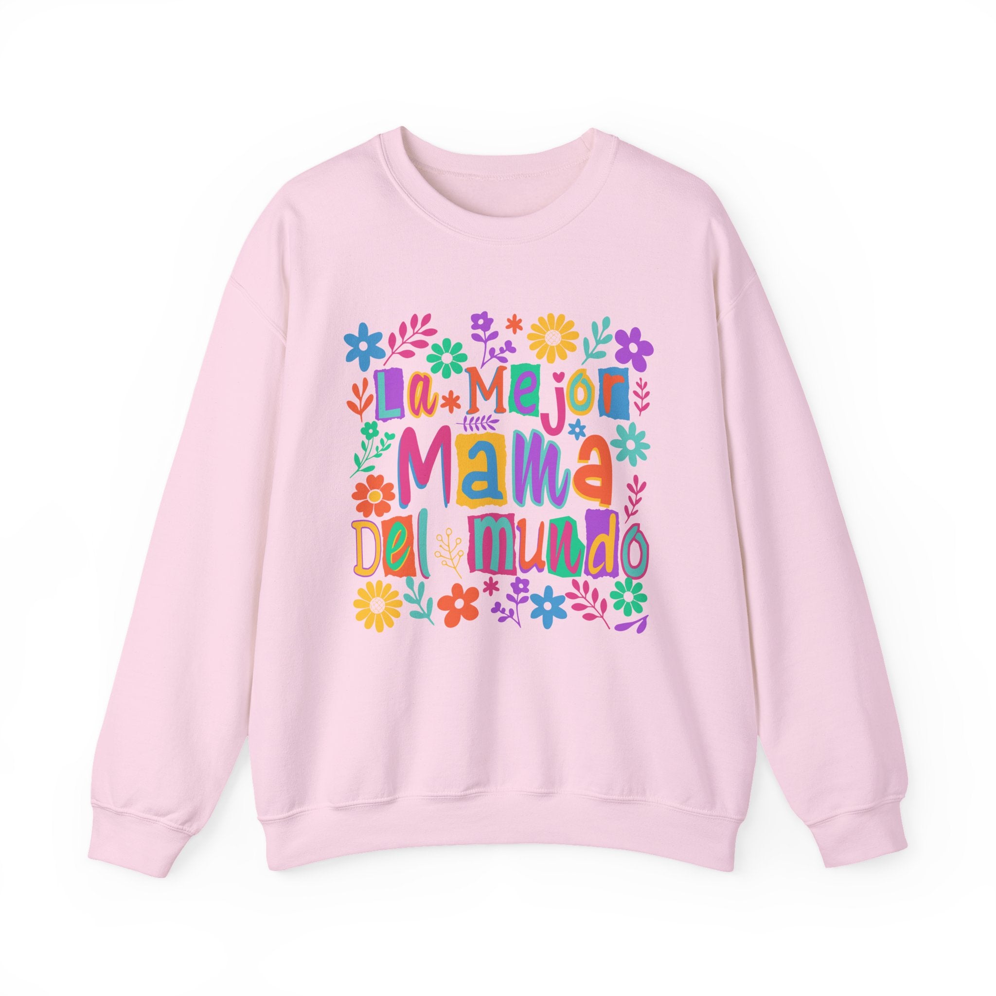 Sweatshirt — La Mejor Mamá del Mundo Floral Mother's Day Crewneck