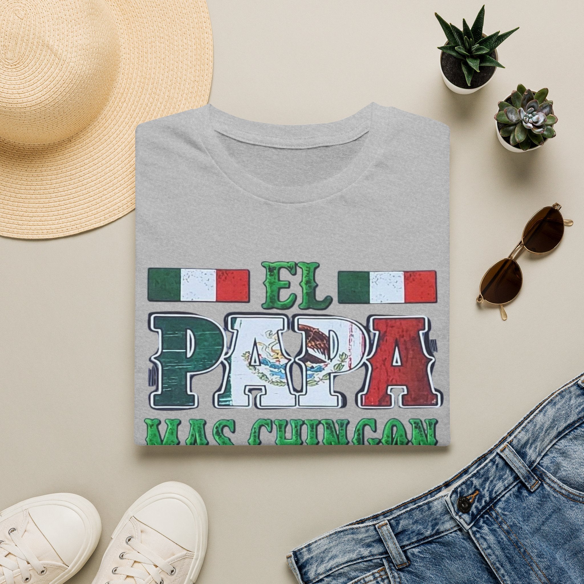 El Papá Más Chingón T-Shirt – Mexican Flag Father's Day Tee
