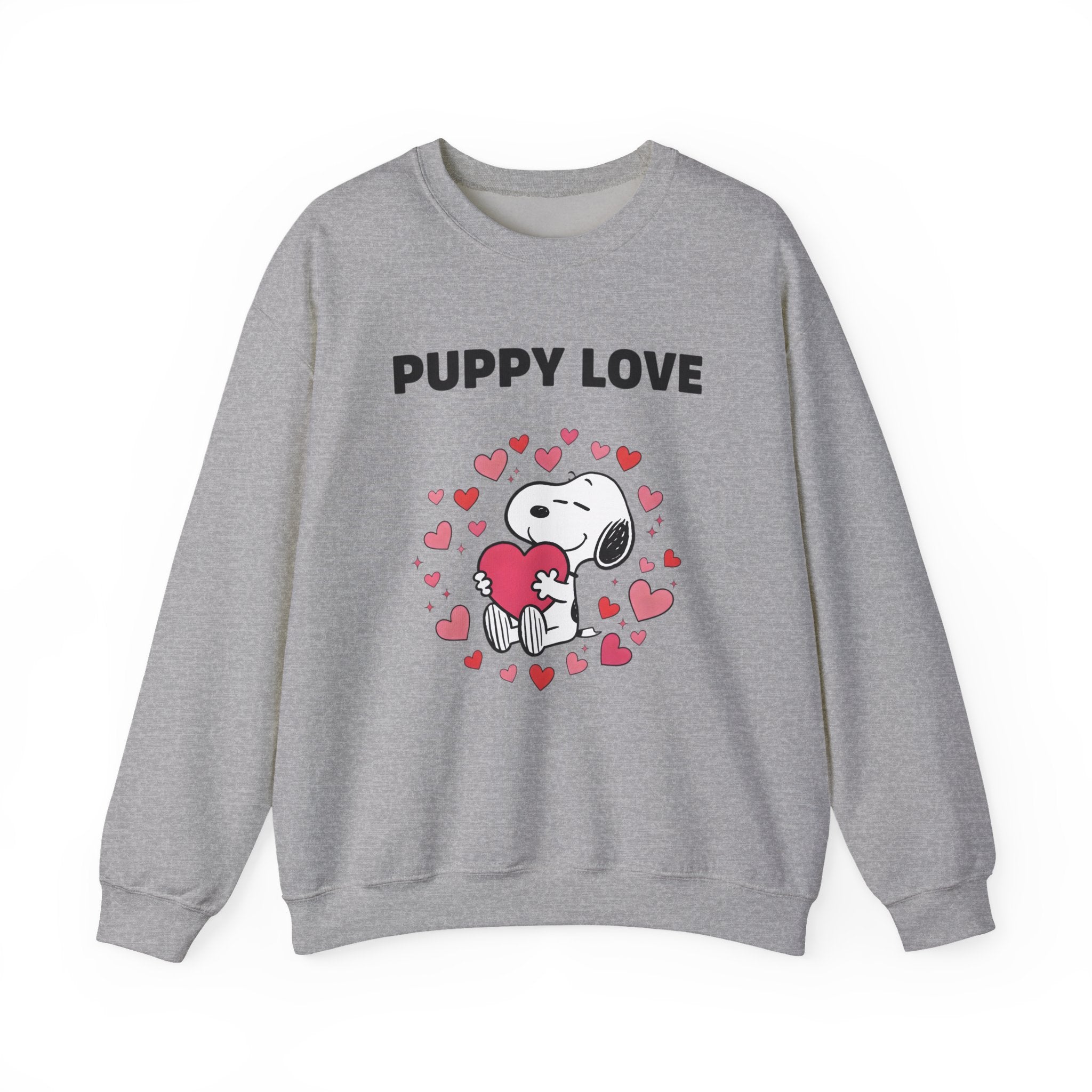 Puppy Love Snoopy Heart sweatshirt | Cute dog Valentine crewneck