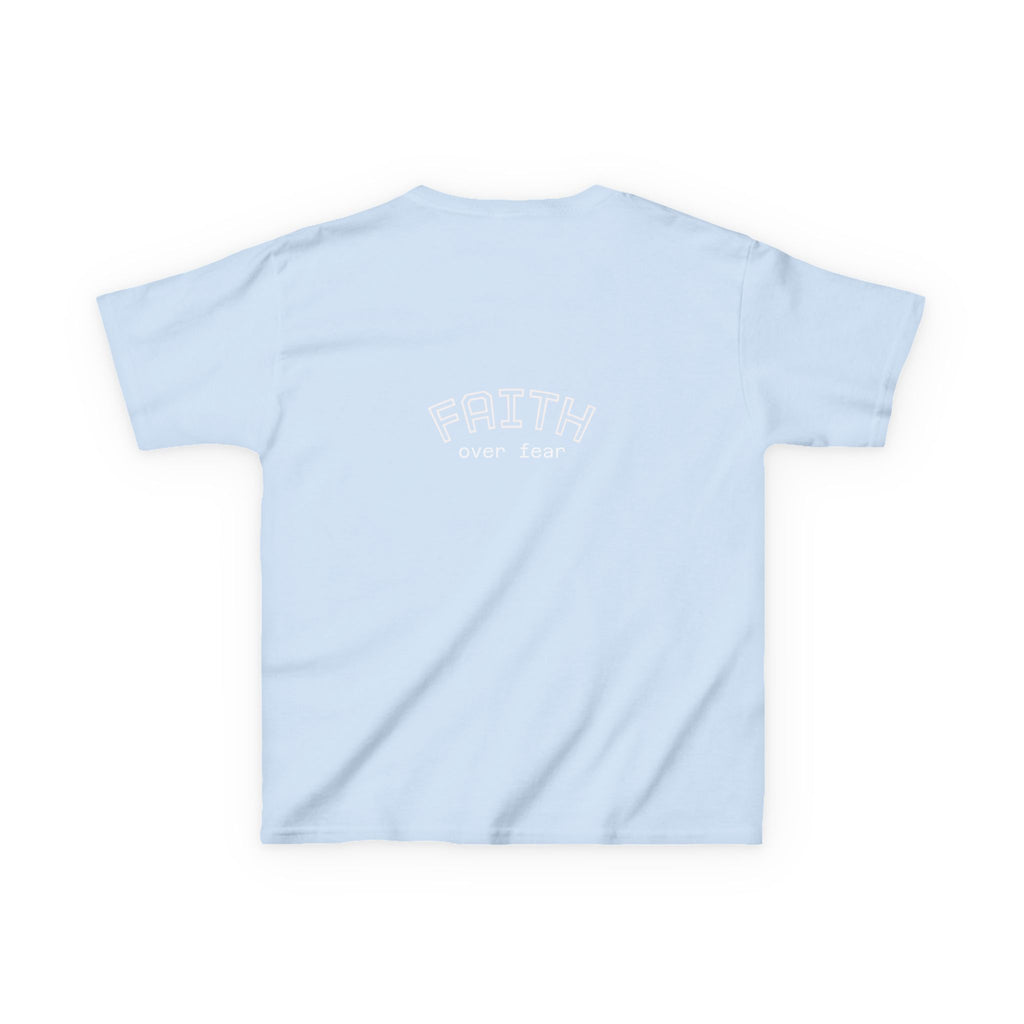 Faith Over Fear Kids Tee | Inspirational Christian Youth Shirt