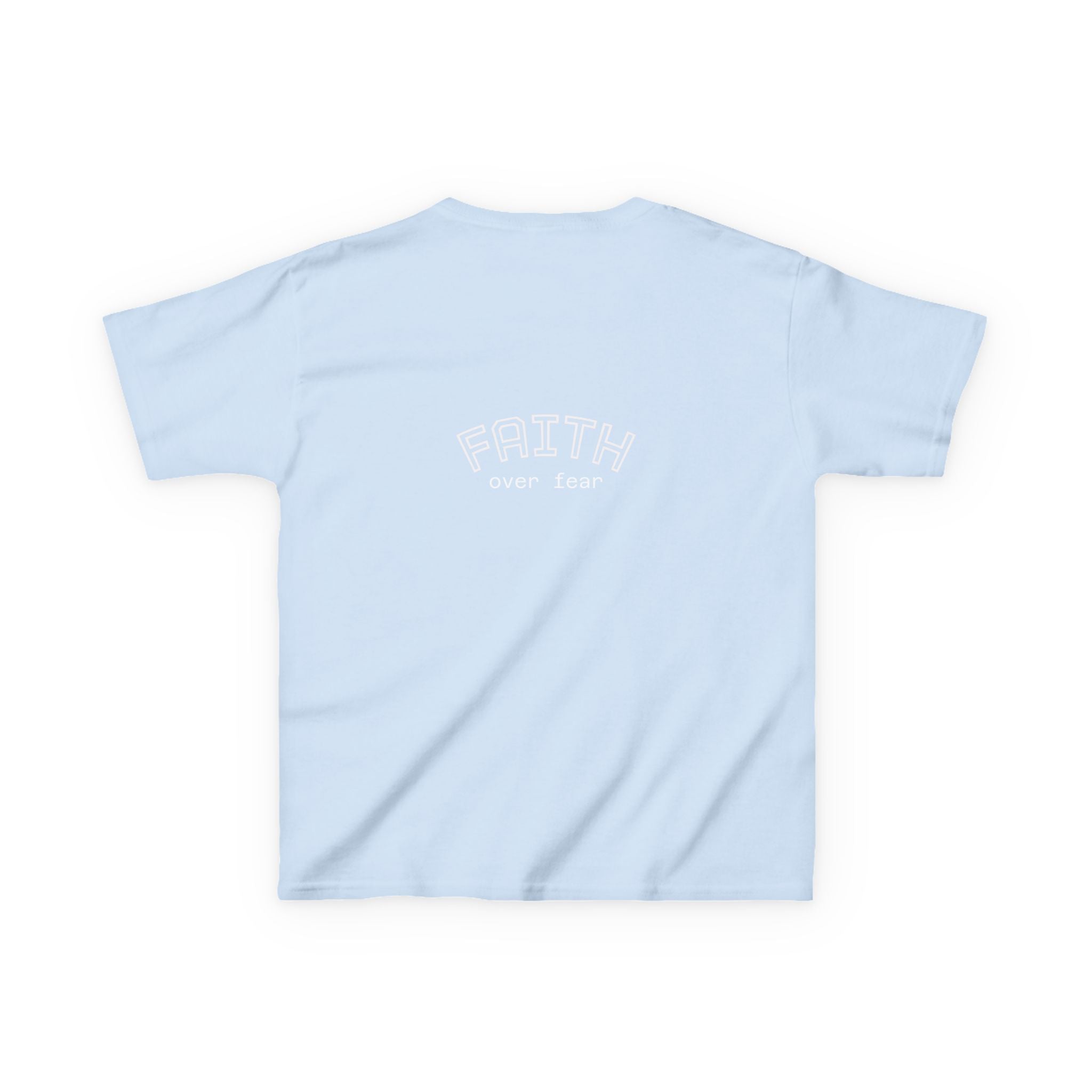 Faith Over Fear Kids Tee | Inspirational Christian Youth Shirt