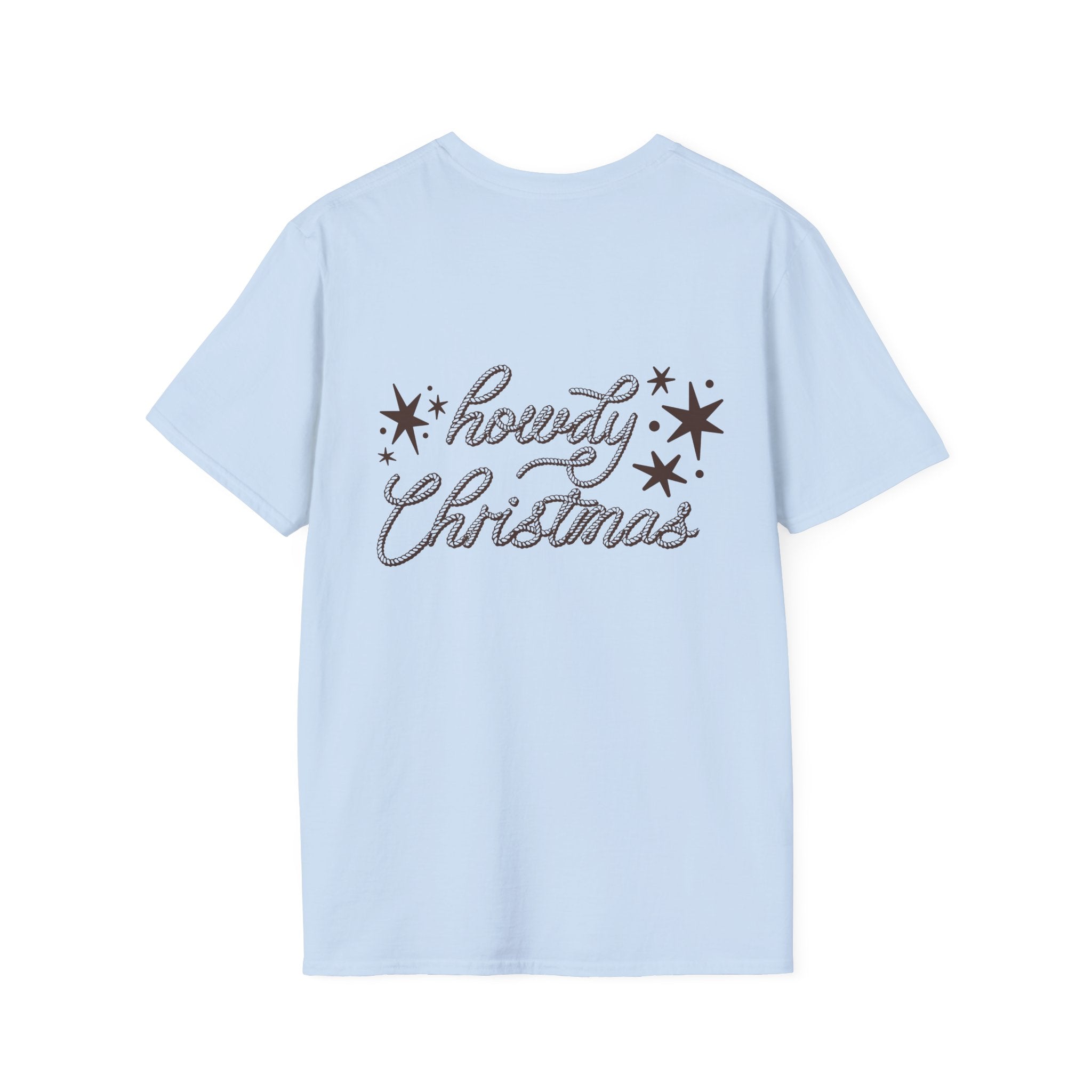 Western Christmas Tee — Cowboy Hat & Boots Holiday Shirt